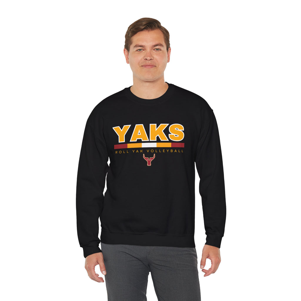 YAKS Retro Stripe Crewneck Sweatshirt