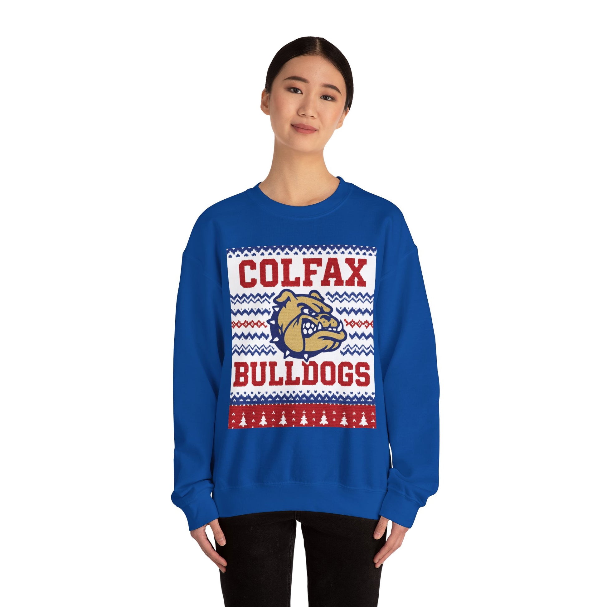 Colfax Bulldogs Holiday Crewneck Sweatshirt