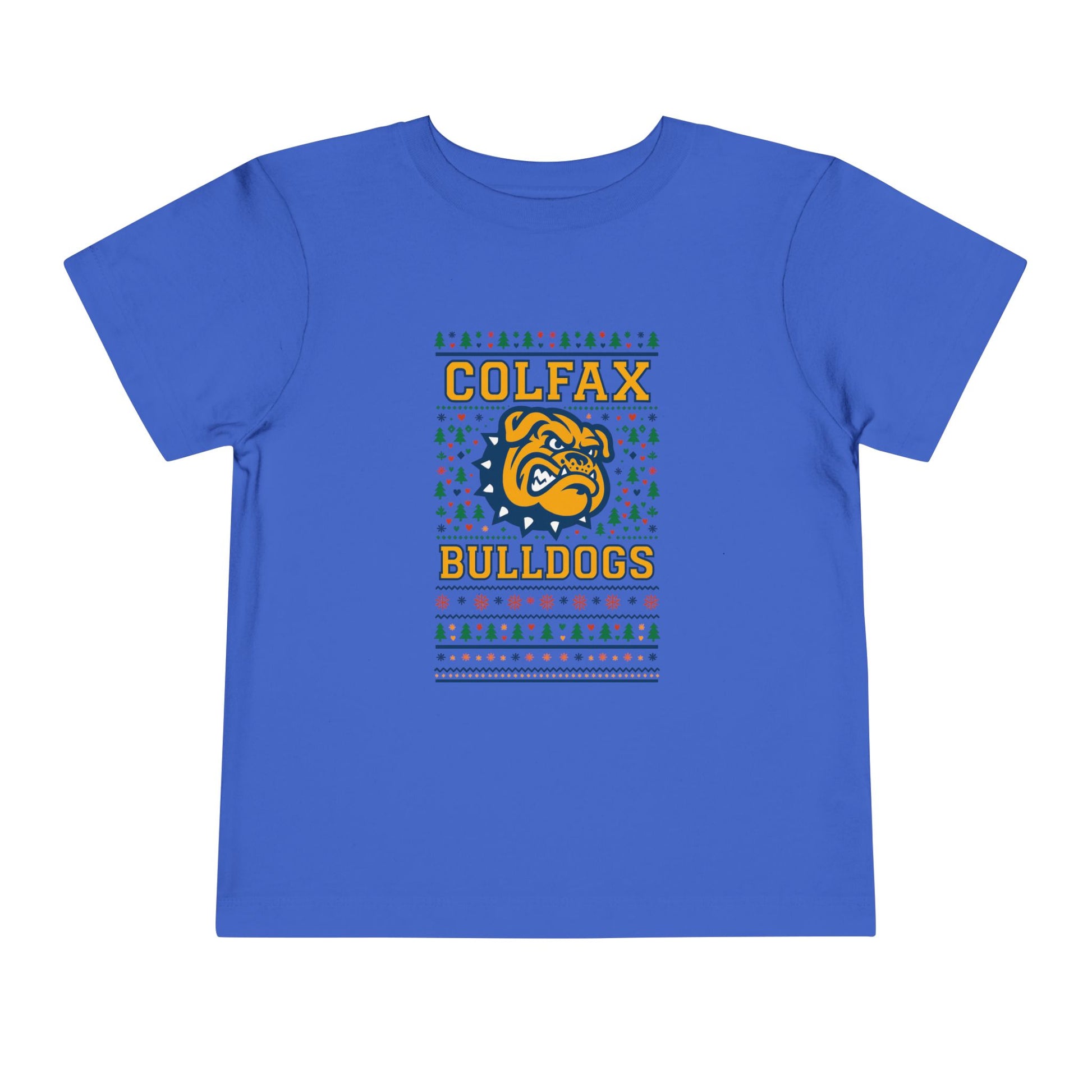 Colfax Bulldogs Ugly Sweater Toddler Tee