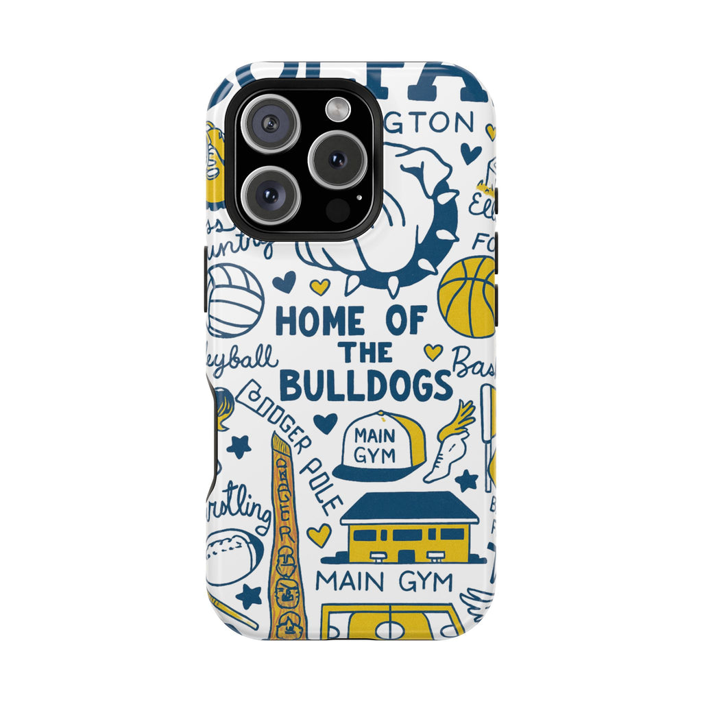 Colfax Bulldogs Magnetic Phone Case