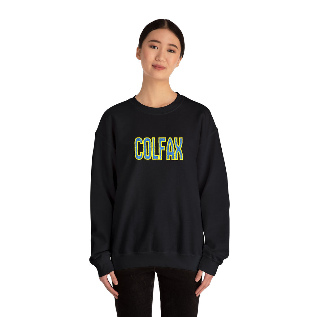 Colfax Retro Varsity Crewneck Sweatshirt