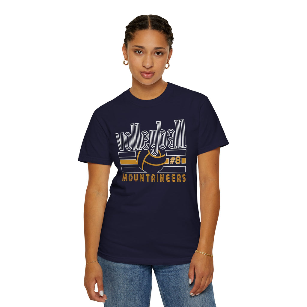 Mountaineers #8 Retro Sports T-Shirt