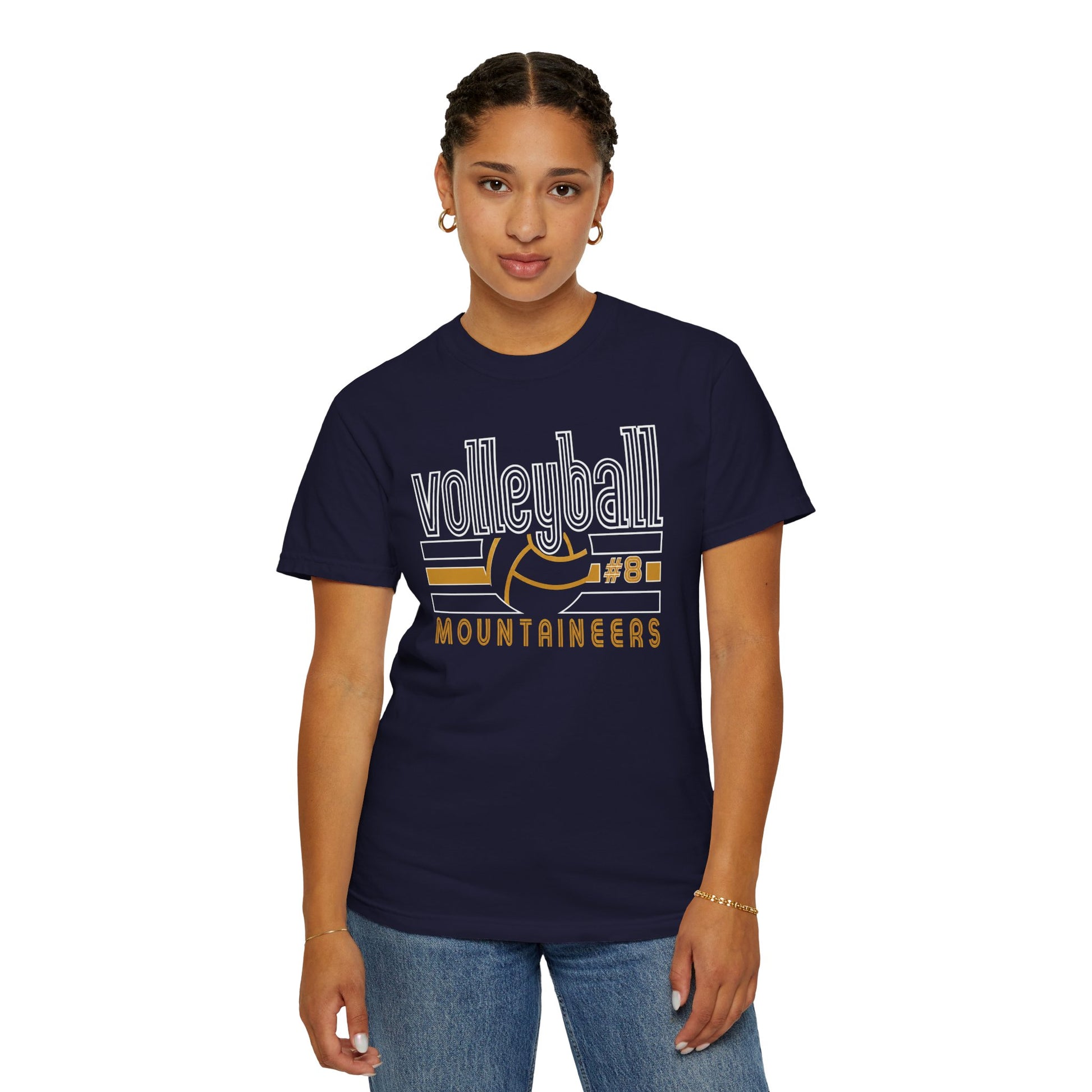 Mountaineers #8 Retro Sports T-Shirt