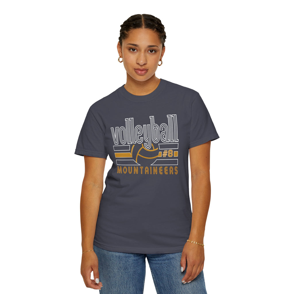 Mountaineers #8 Retro Sports T-Shirt