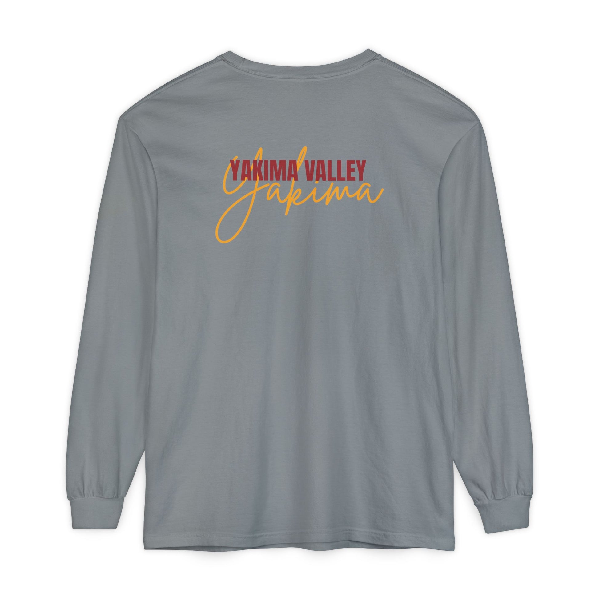 Unisex Volleyball Long Sleeve Tee, Garment-Dyed T-Shirt for Sports Fans, Yakima Valley Apparel, Casual Wear, Great for Gifts