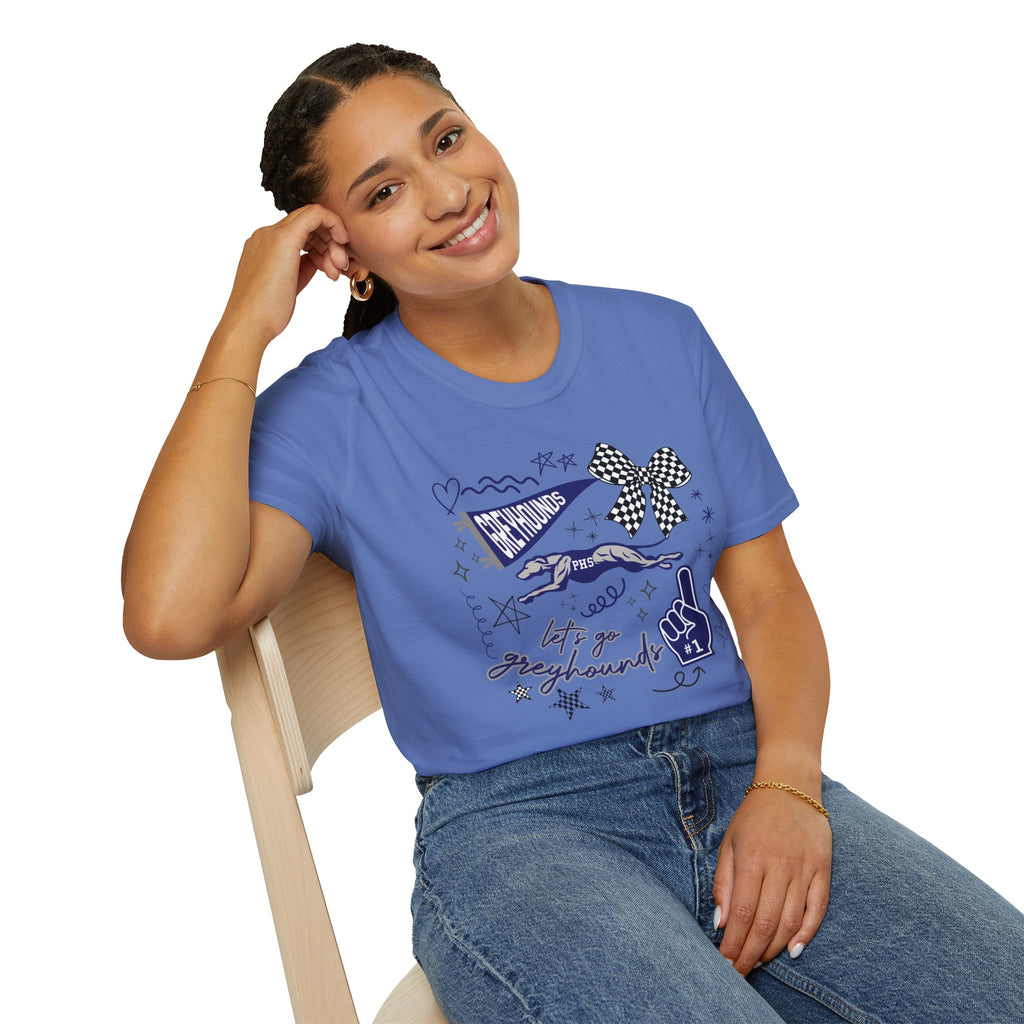 Greyhound Spirit Graphic Tee