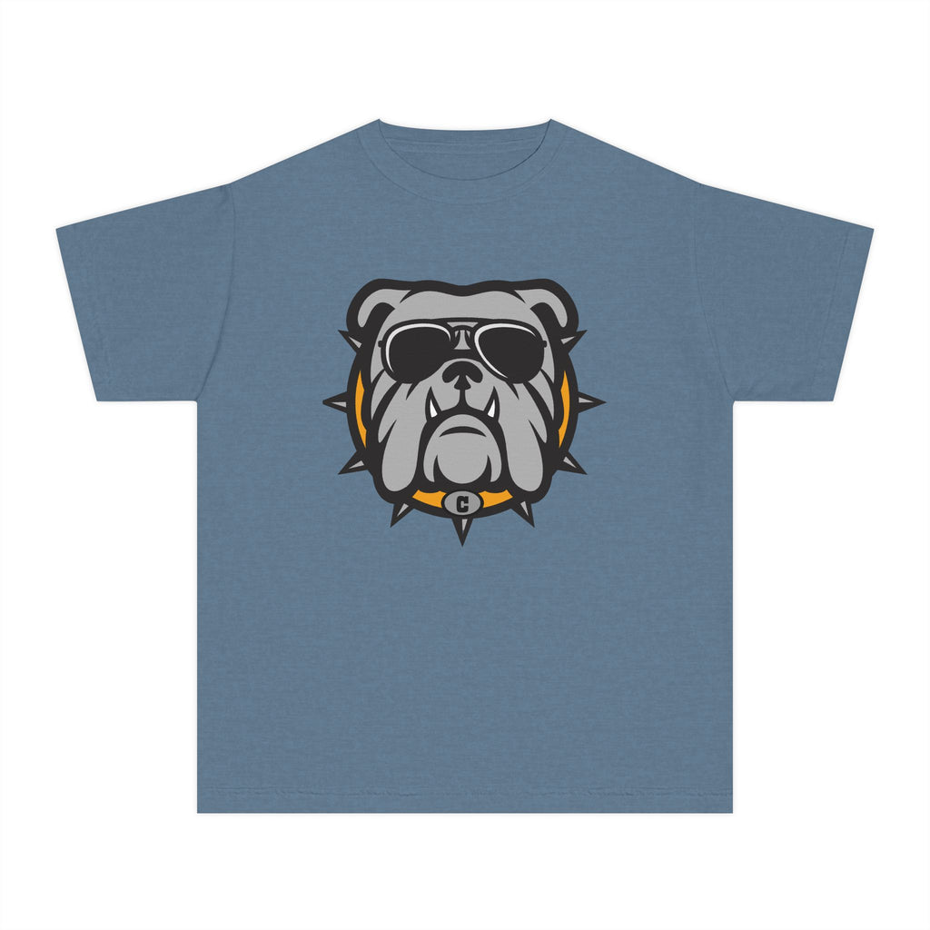 Cool Bulldog Graphic Youth Tee
