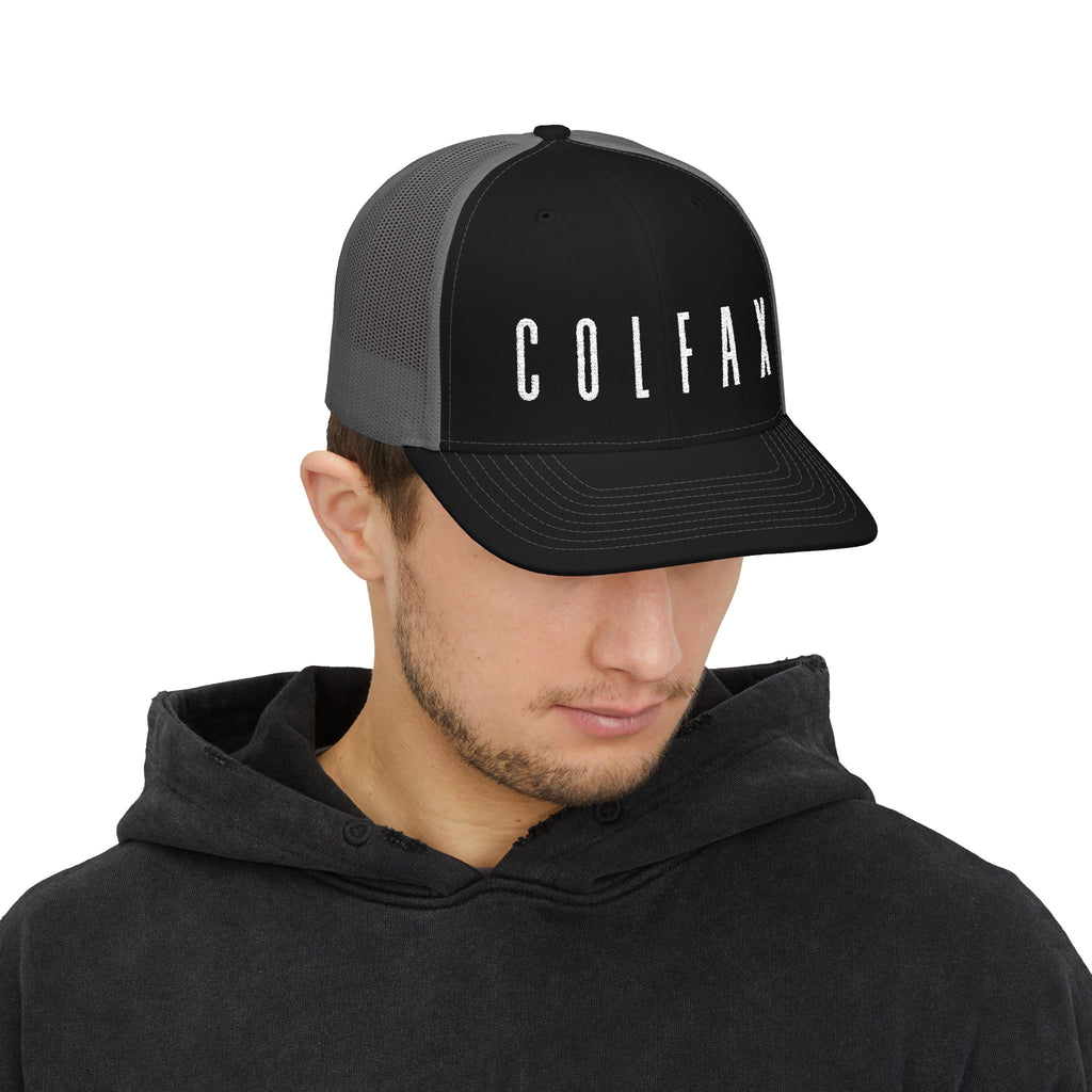 Colfax Embroidered Snapback Trucker Hat