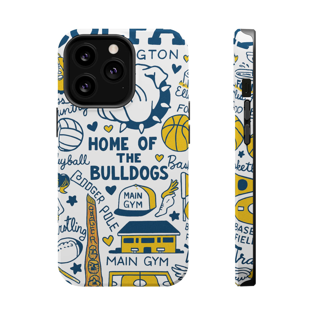 Colfax Bulldogs Magnetic Phone Case