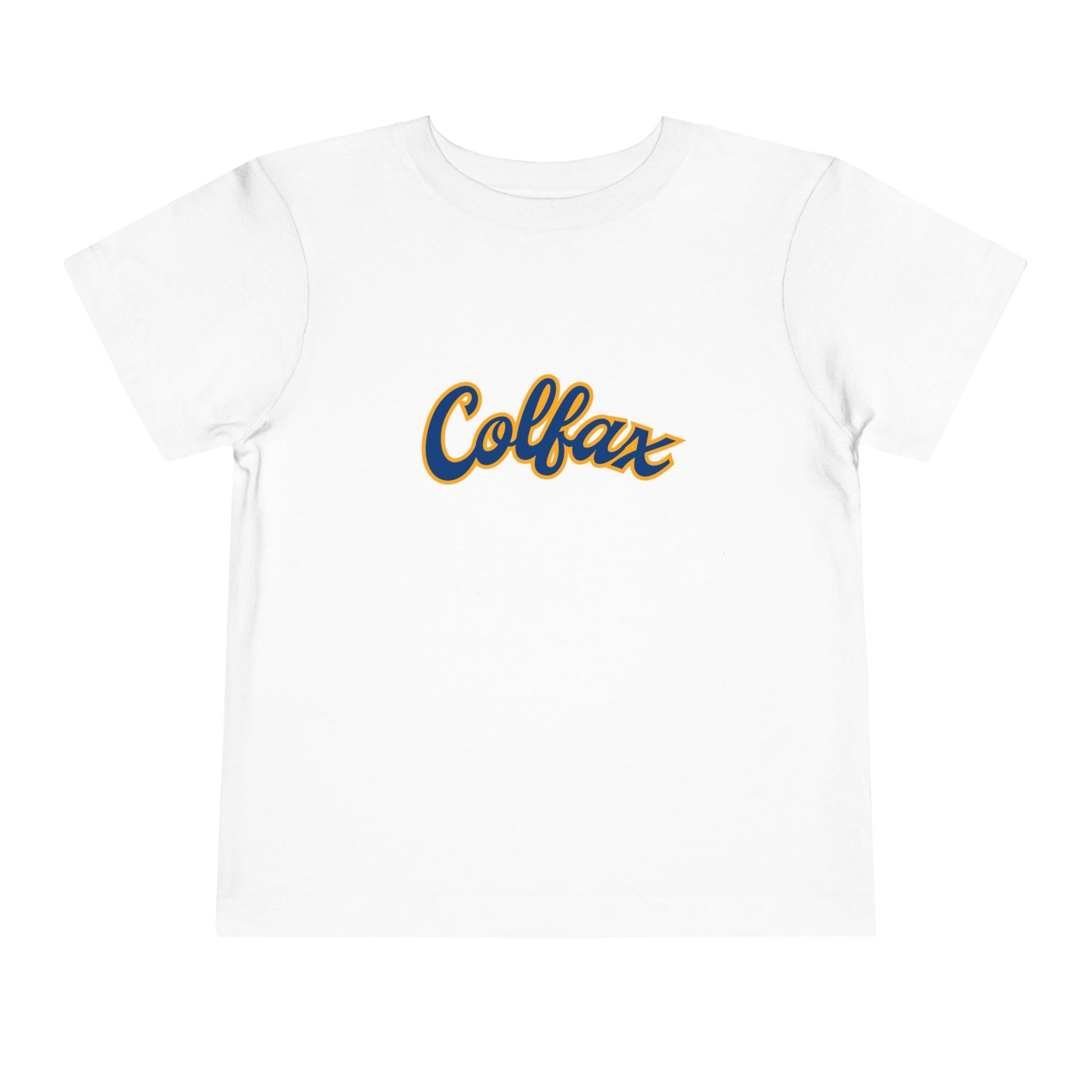 Colfax Toddler Tee — Retro Script Kids Shirt