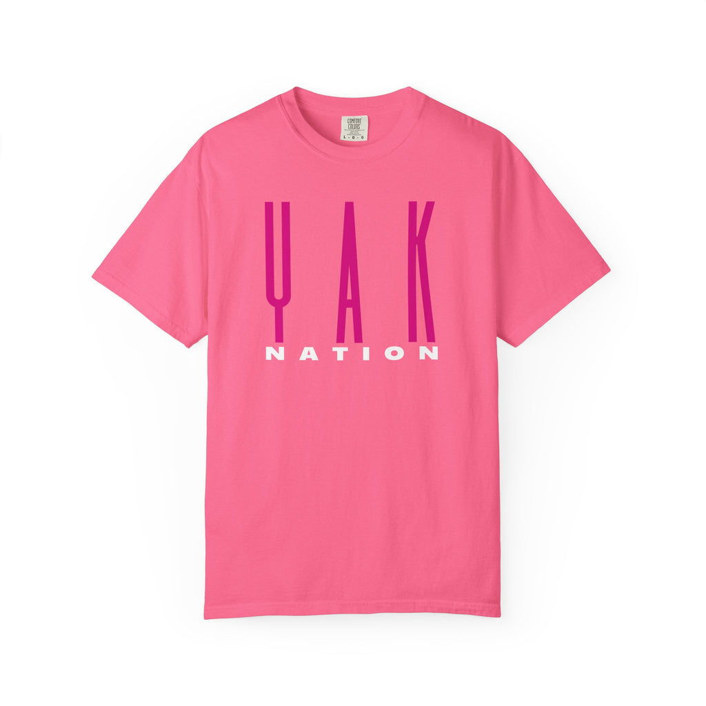 Pink YAK Nation Graphic T-Shirt