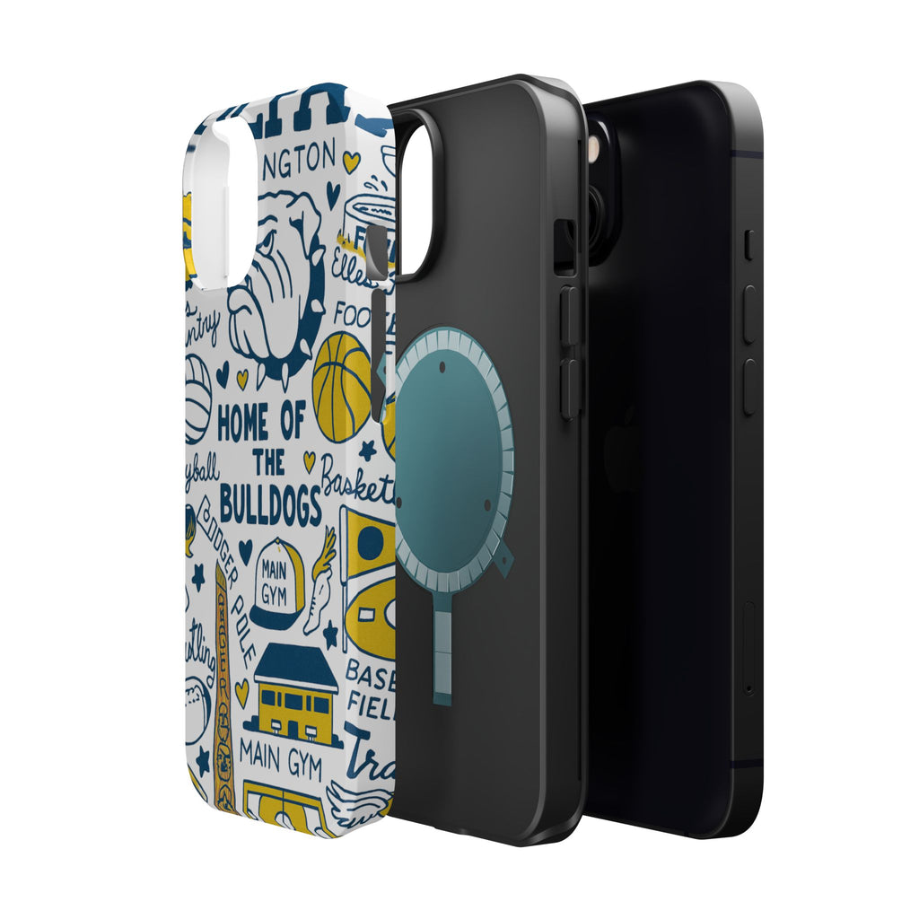 Colfax Bulldogs Magnetic Phone Case