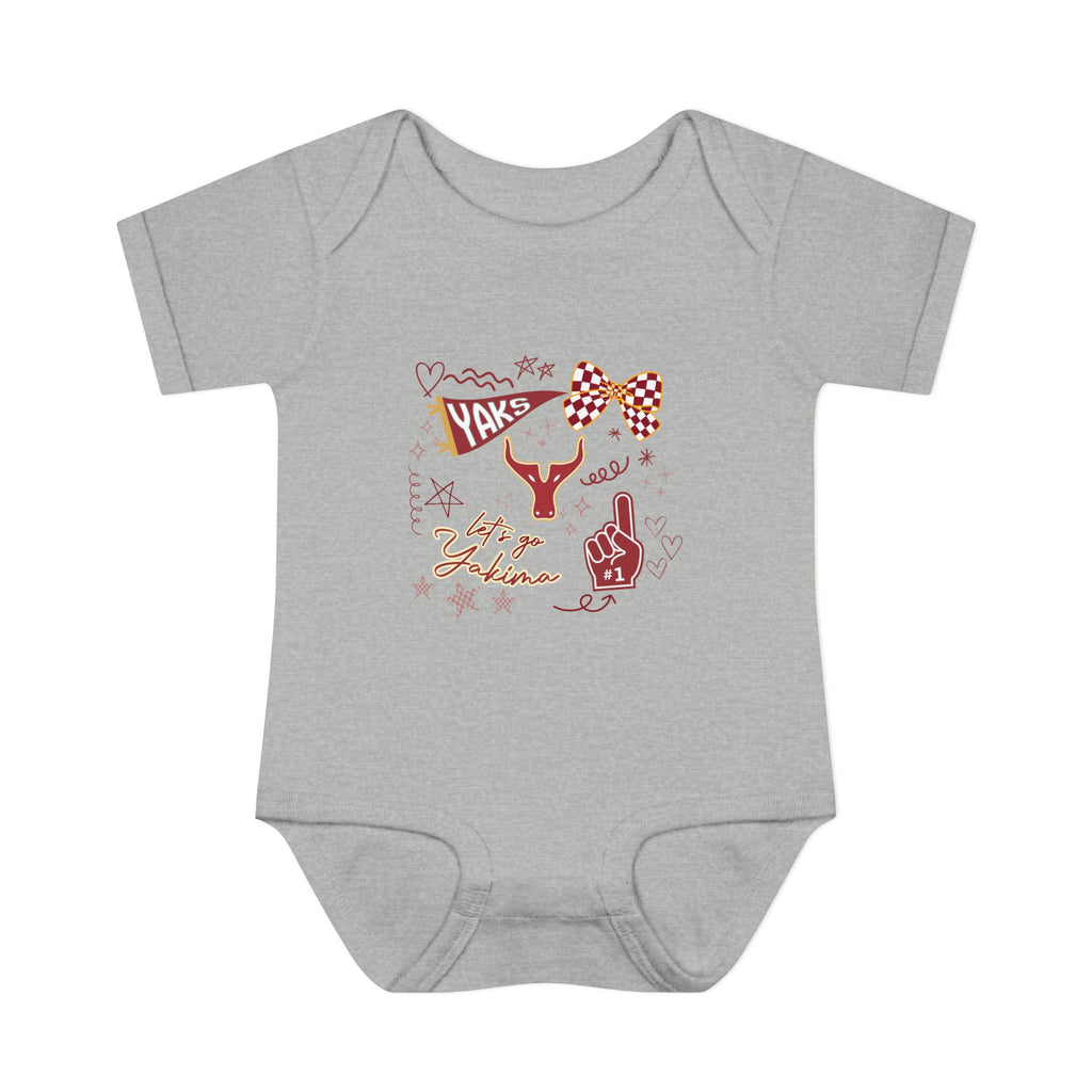Baby Onesie “Yaks” Game Day