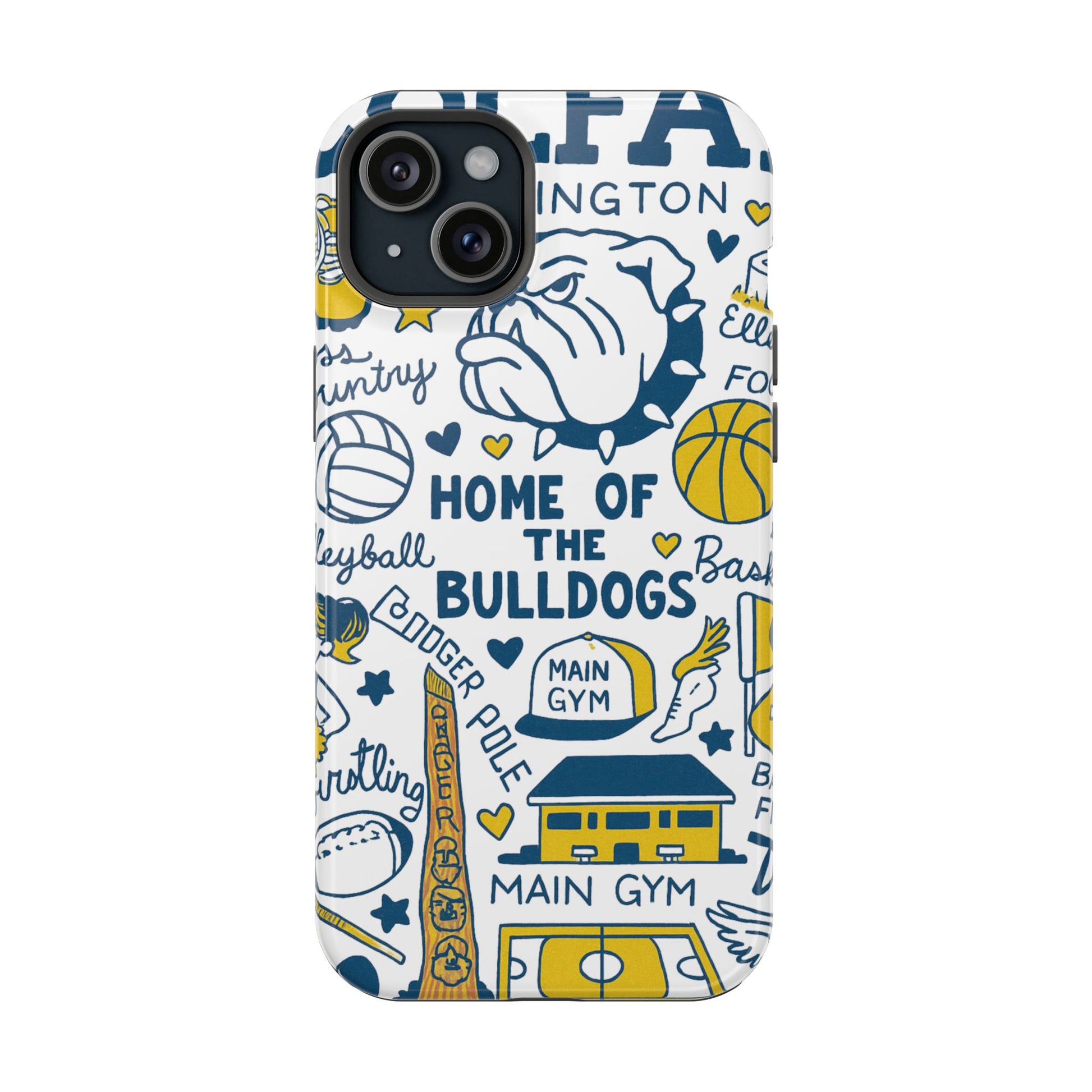 Colfax Bulldogs Magnetic Phone Case