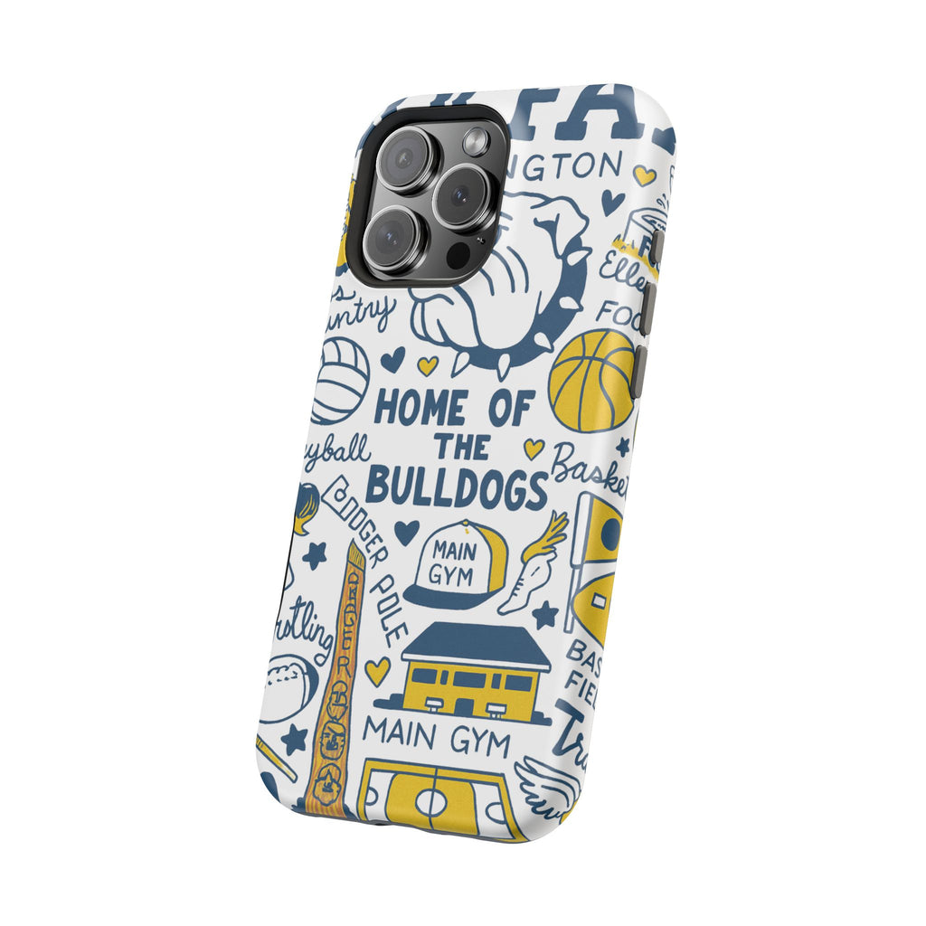 Colfax Bulldogs Magnetic Phone Case