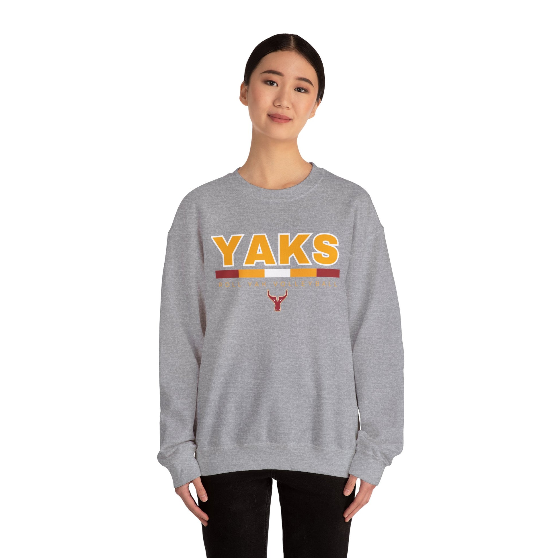 YAKS Retro Stripe Crewneck Sweatshirt