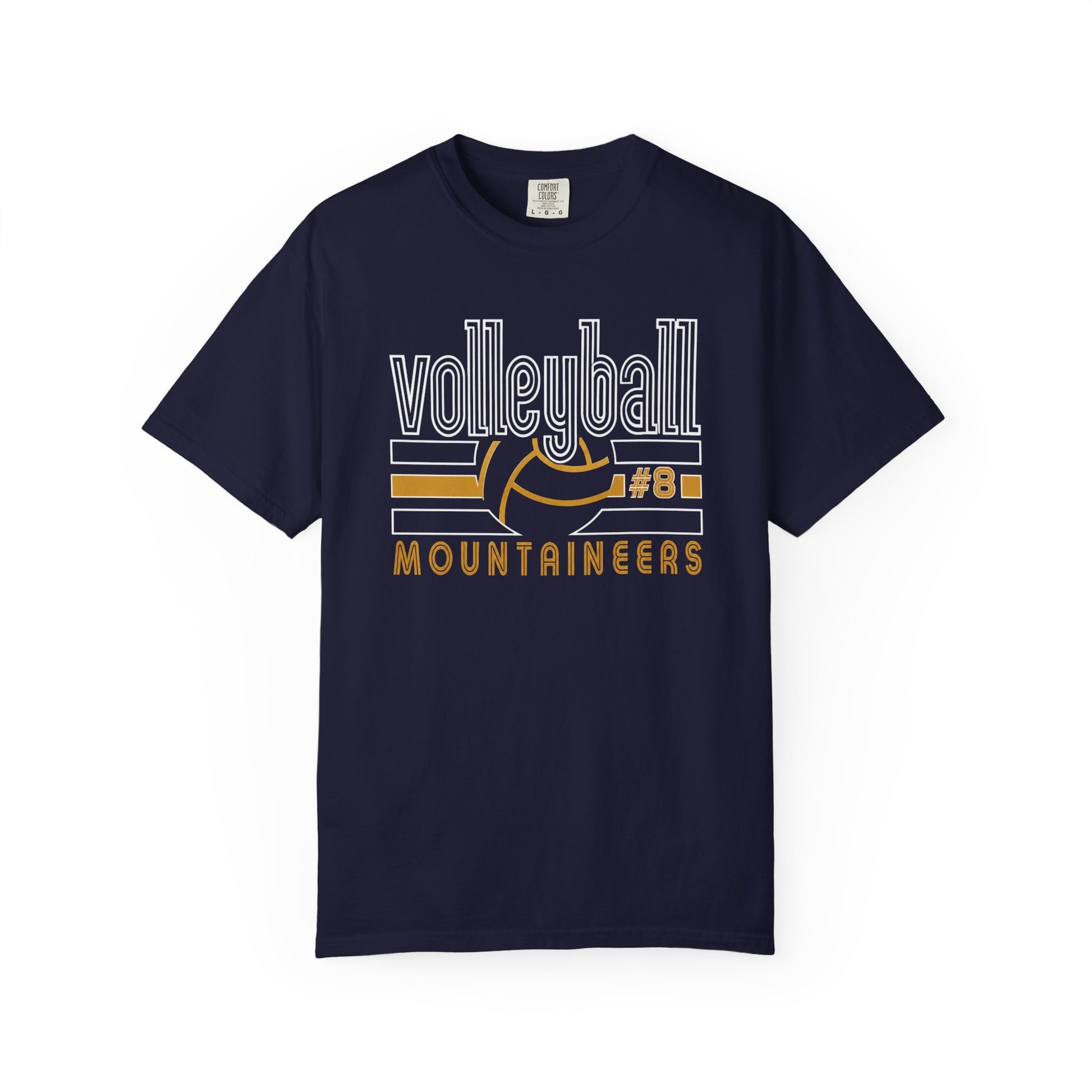 Mountaineers #8 Retro Sports T-Shirt