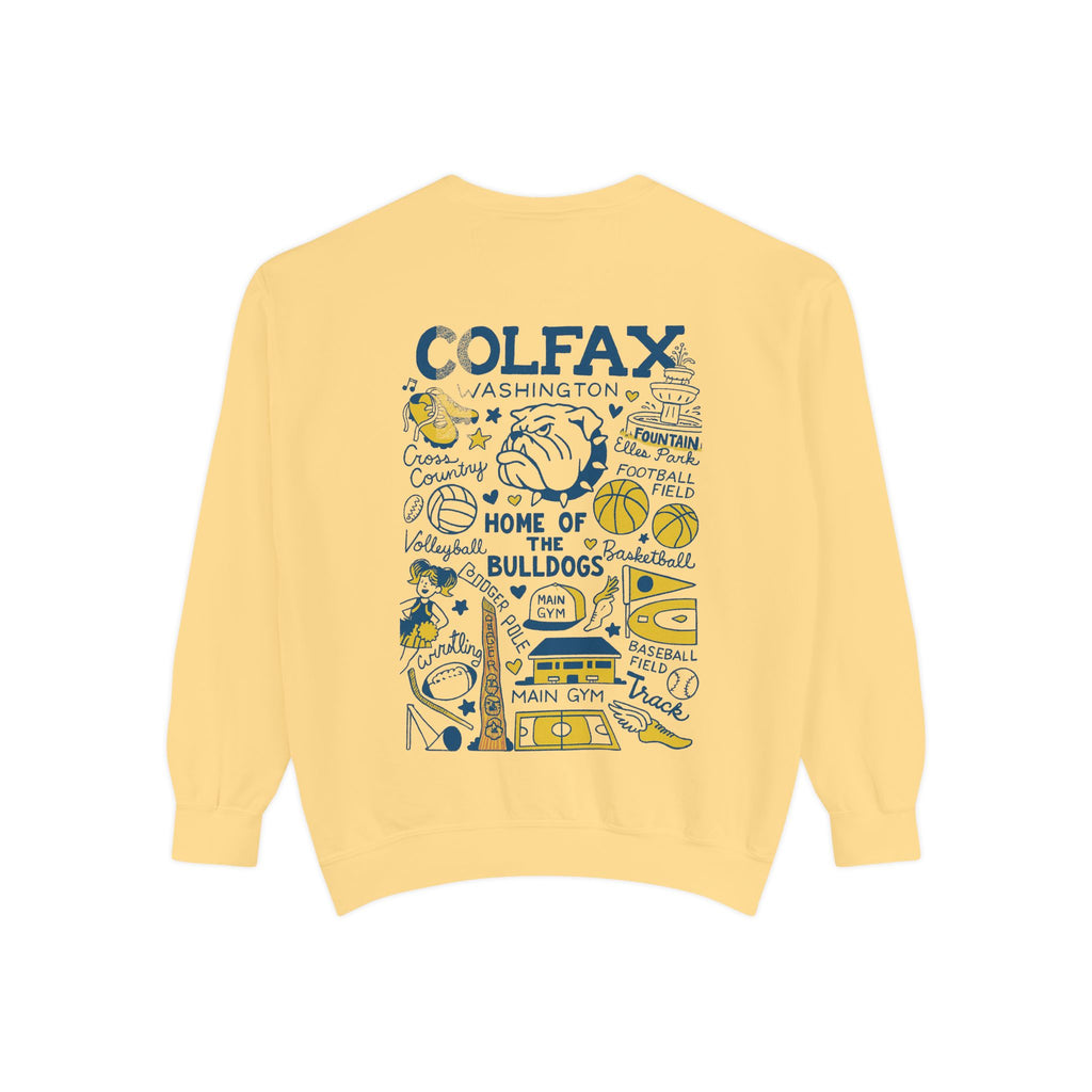 Colfax High School HEAVIER Sweatshirt Limited Edition-Dyed Sweatshirt