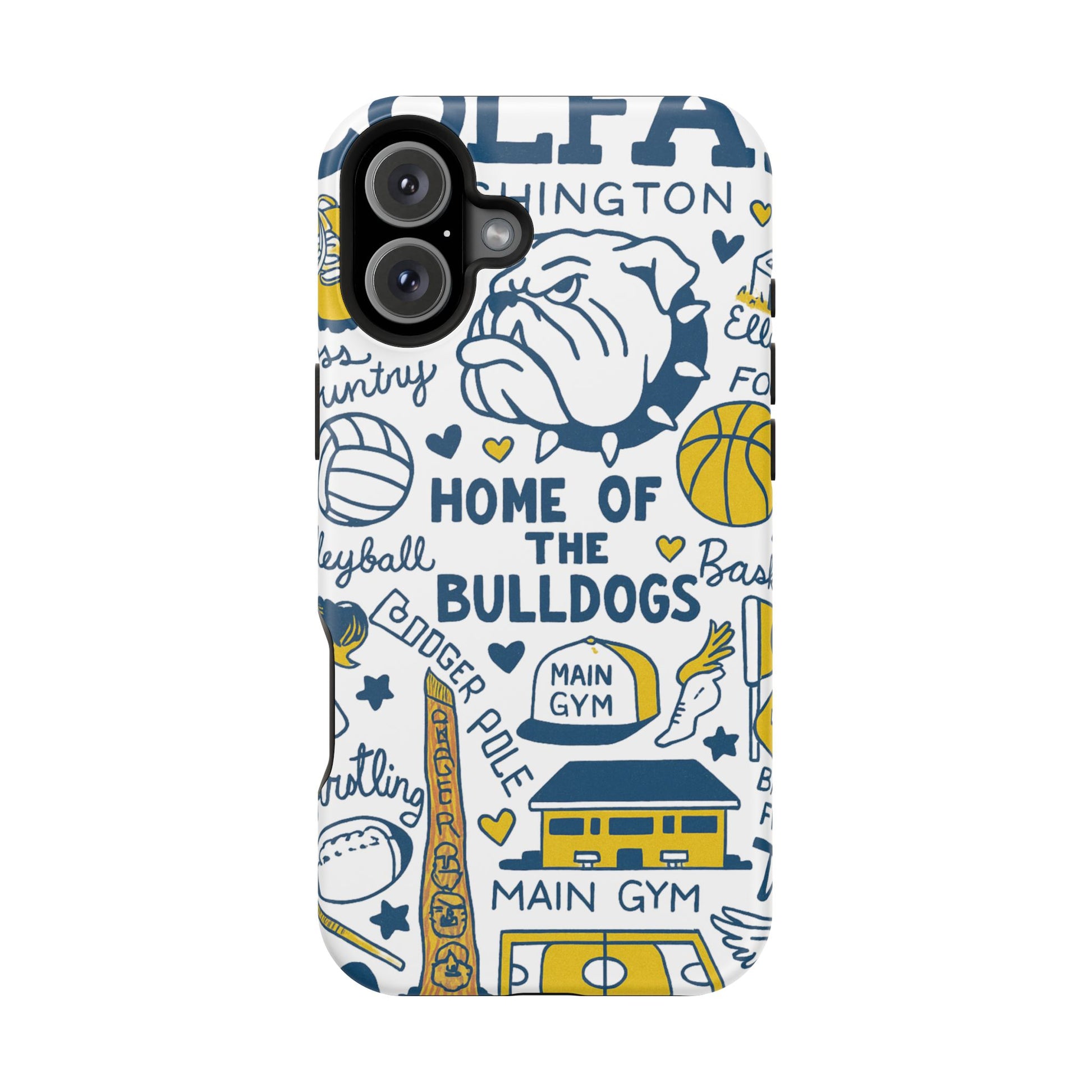 Colfax Bulldogs Magnetic Phone Case