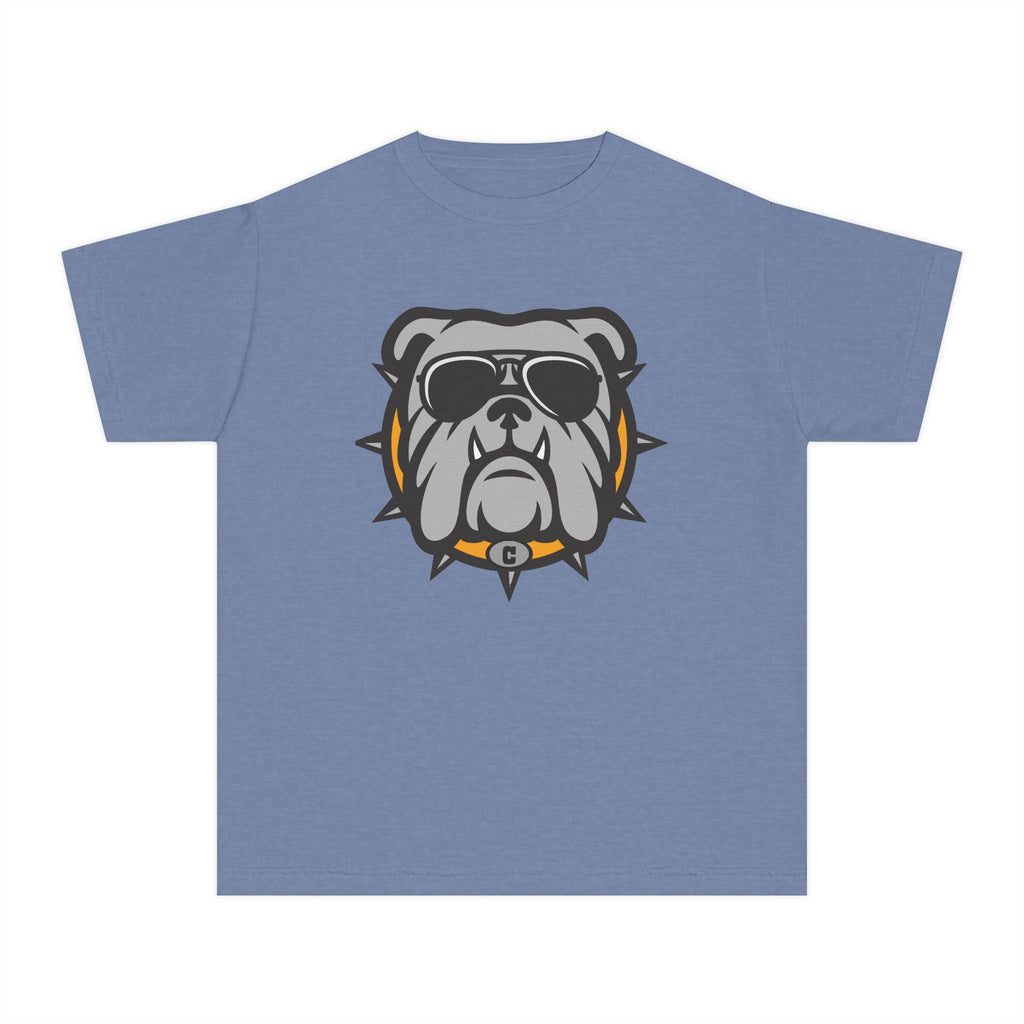 Cool Bulldog Graphic Youth Tee