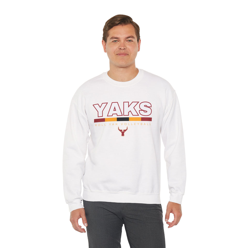 YAKS Retro Stripe Crewneck Sweatshirt