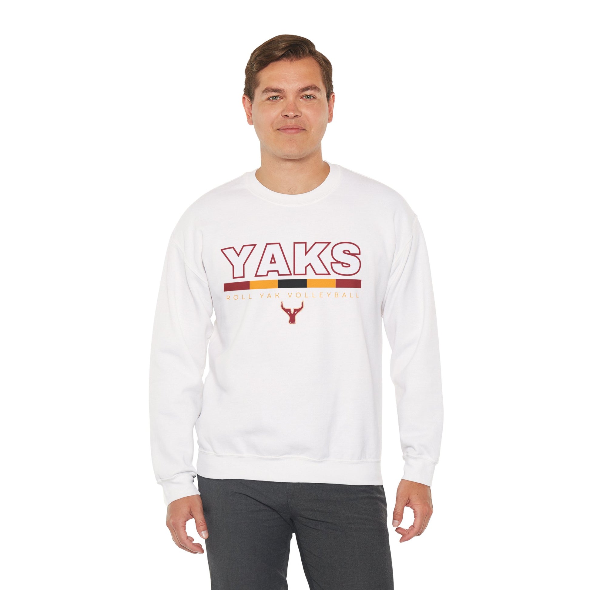 YAKS Retro Stripe Crewneck Sweatshirt