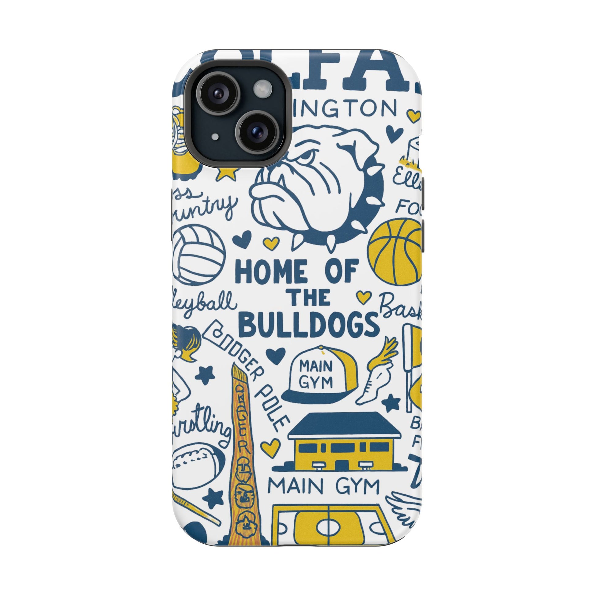 Colfax Bulldogs Magnetic Phone Case