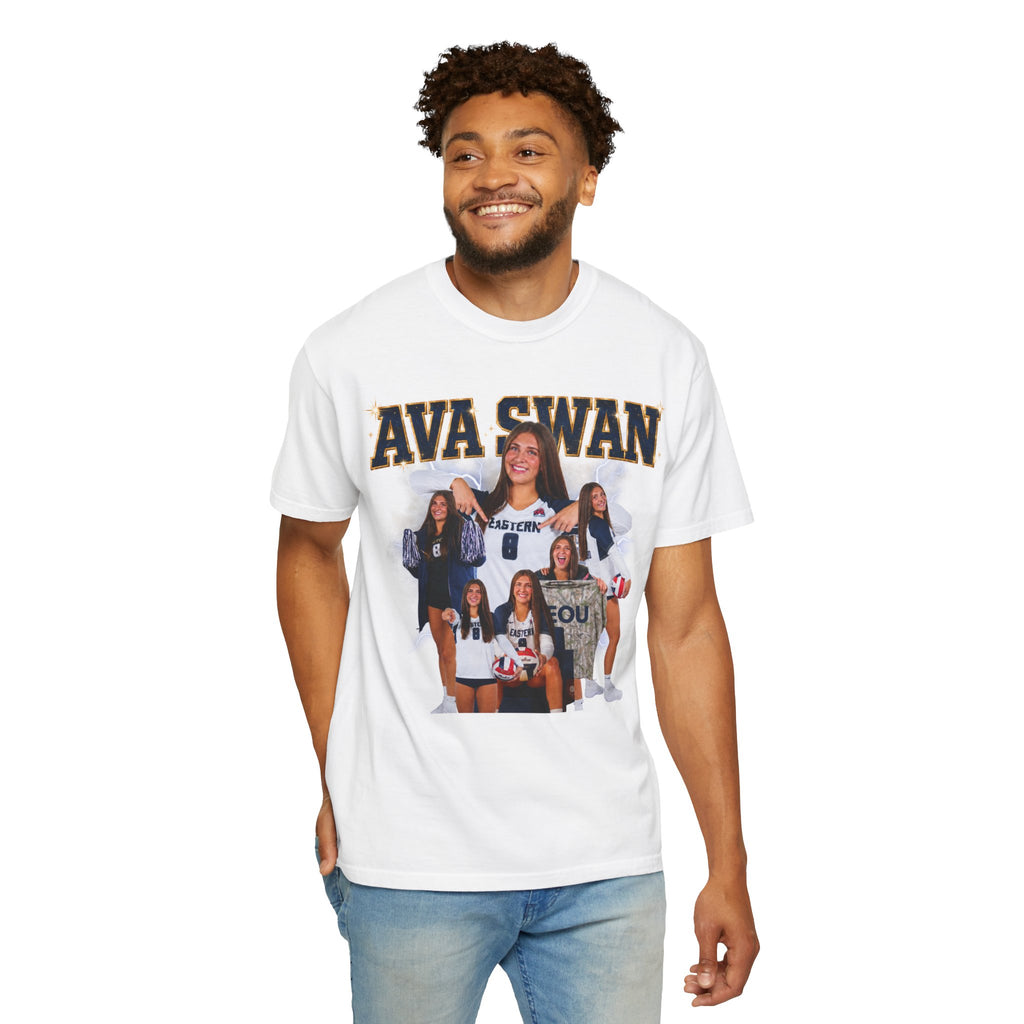 Ava Swan Collage T‑Shirt — Personalized Tee (Swan 8)