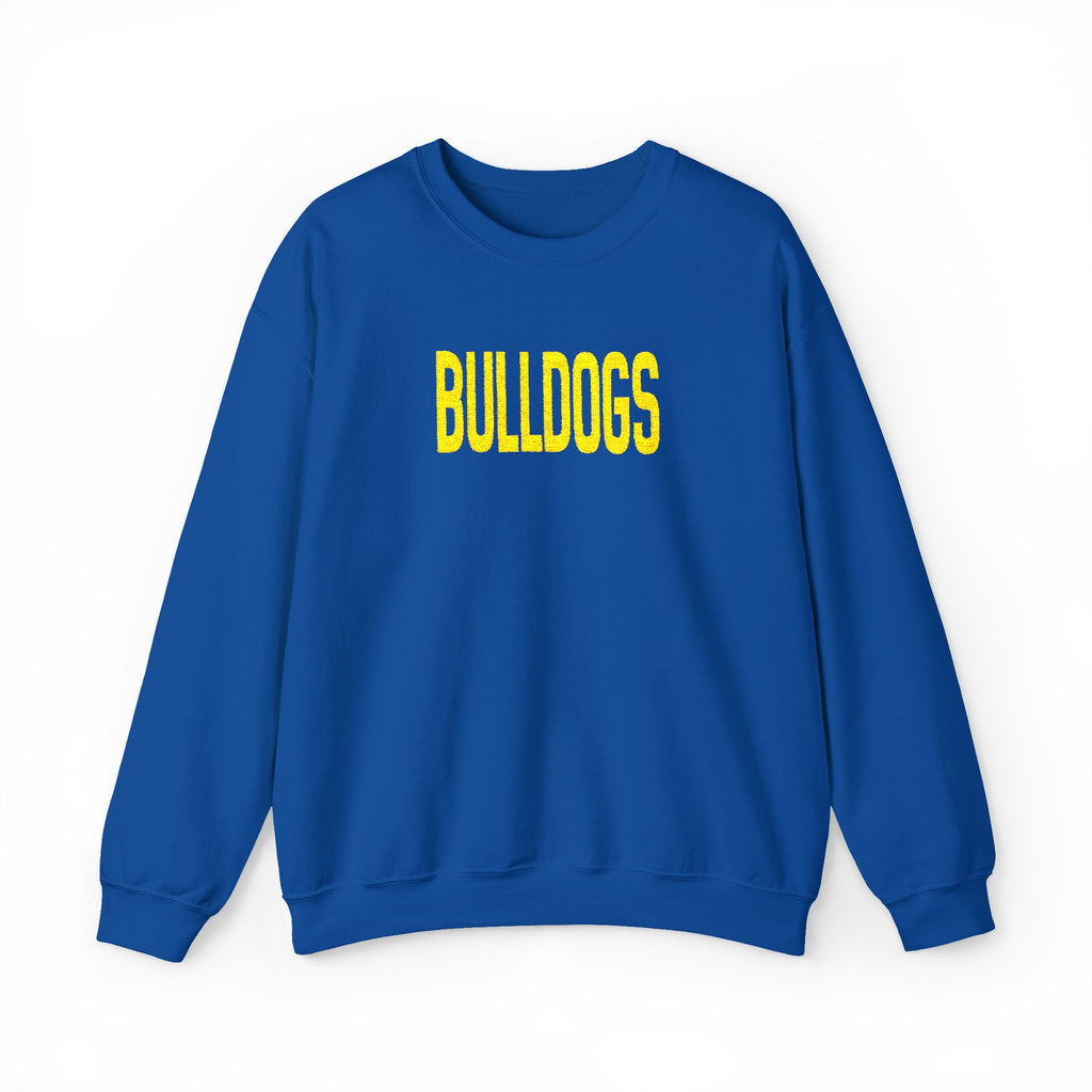 Bulldogs Crewneck Sweatshirt Embroidered