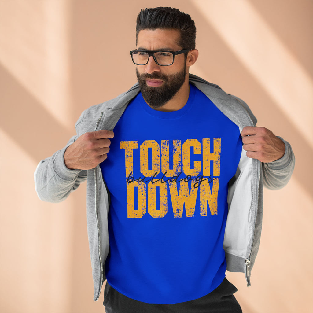 Touchdown Bulldogs Football Crewneck