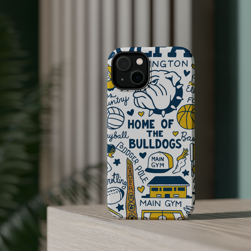 Colfax Bulldogs Magnetic Phone Case