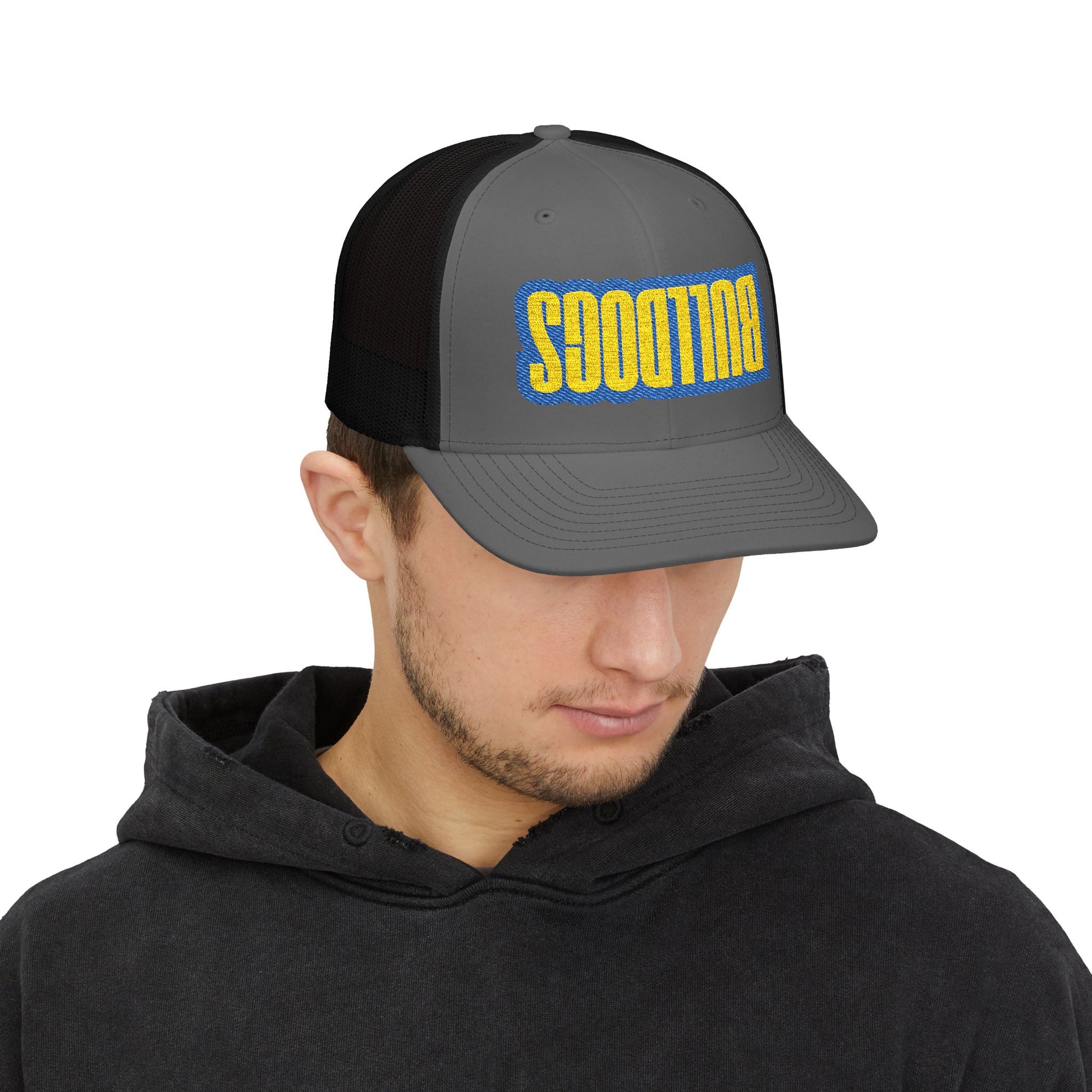 Embroidered Bulldogs Snapback Cap