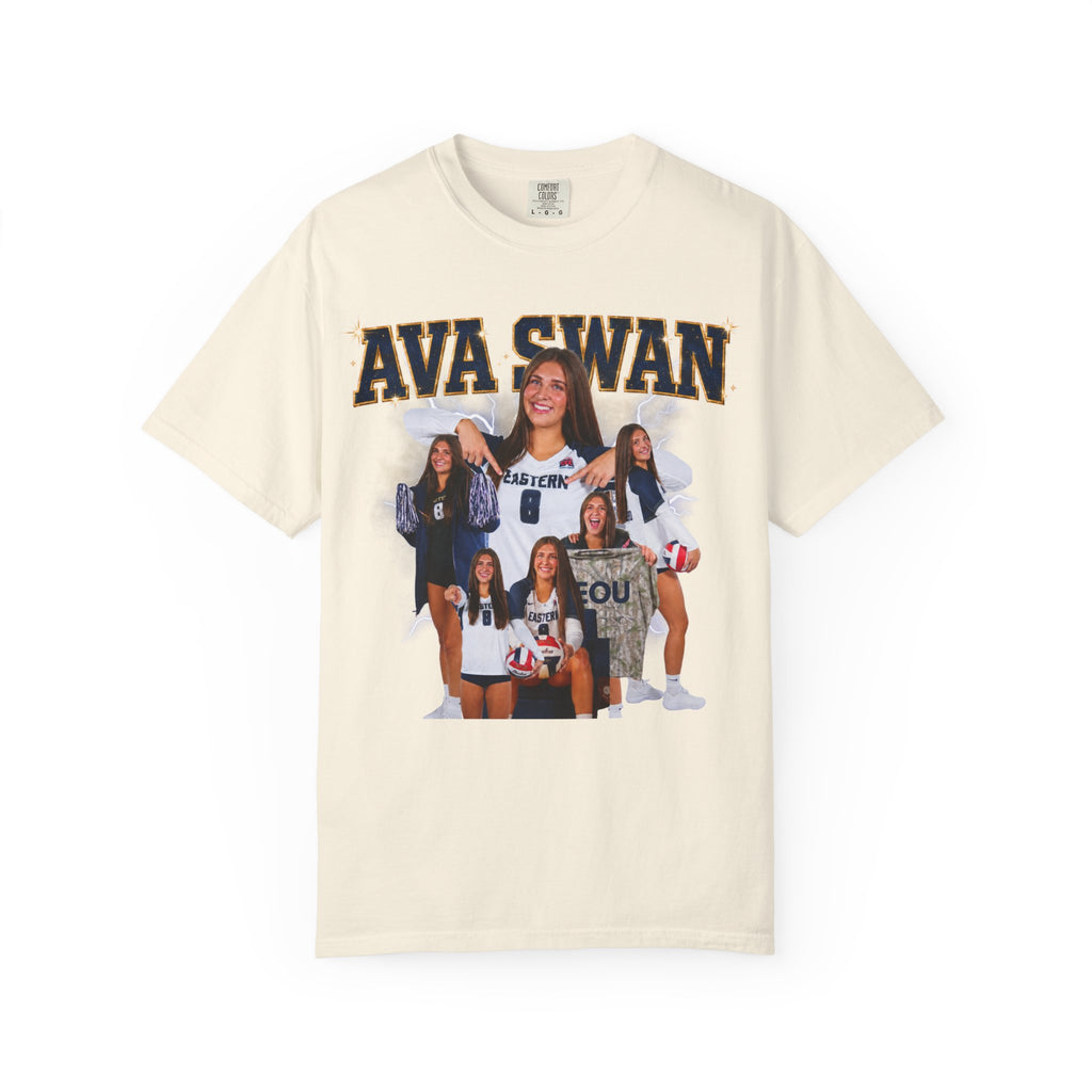 Ava Swan Collage T‑Shirt — Personalized Tee (Swan 8)