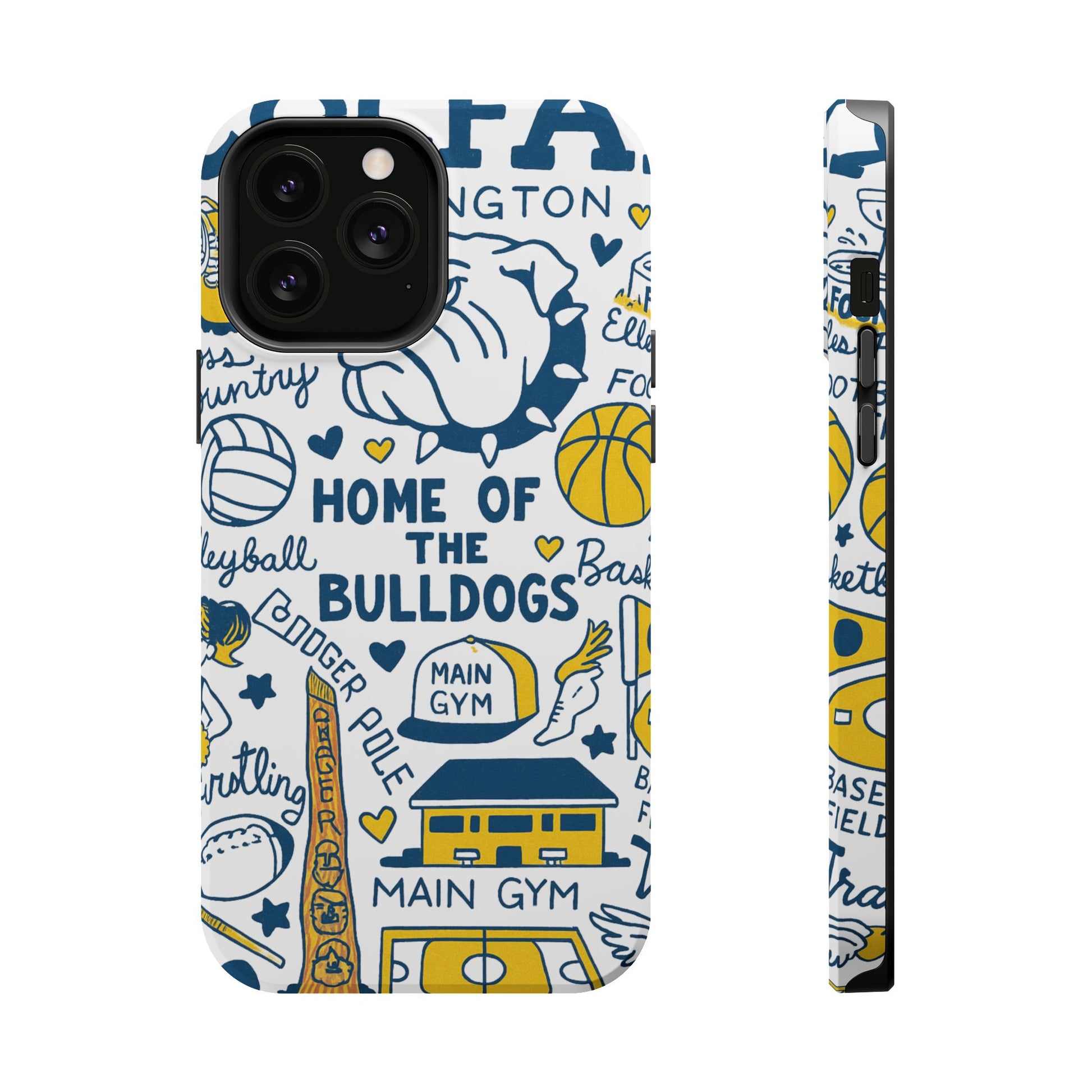Colfax Bulldogs Magnetic Phone Case