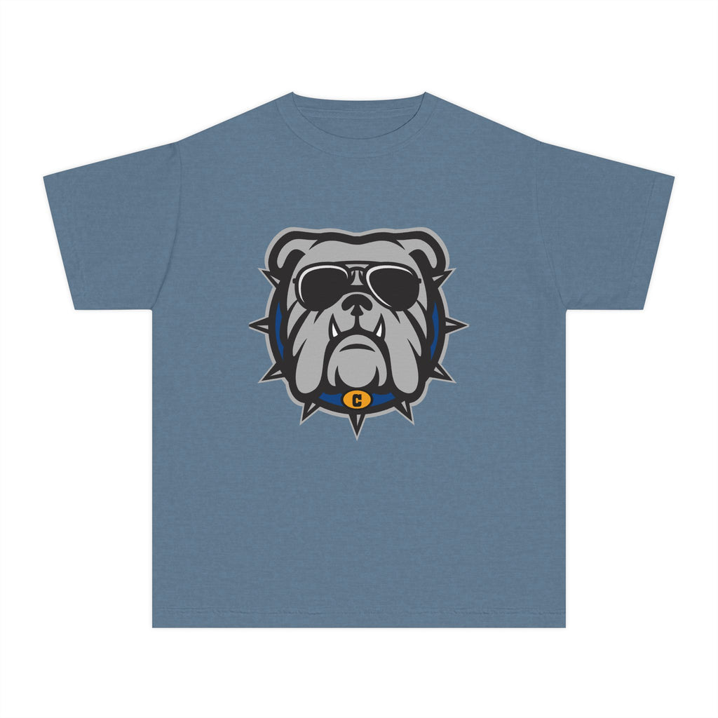 Cool Bulldog Graphic Youth Tee