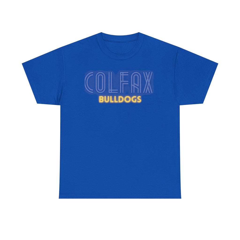 Colfax Bulldogs Neon Unisex Heavy Cotton Tee