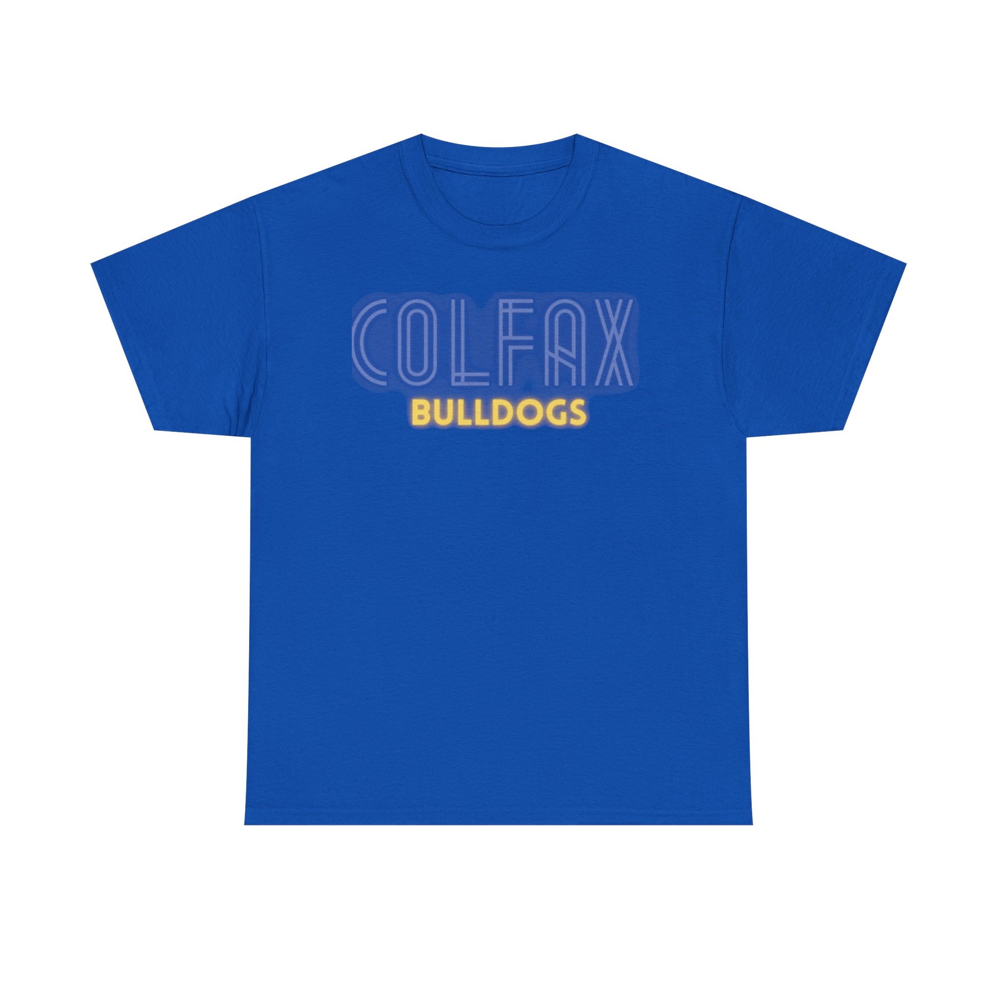 Colfax Bulldogs Neon Unisex Heavy Cotton Tee
