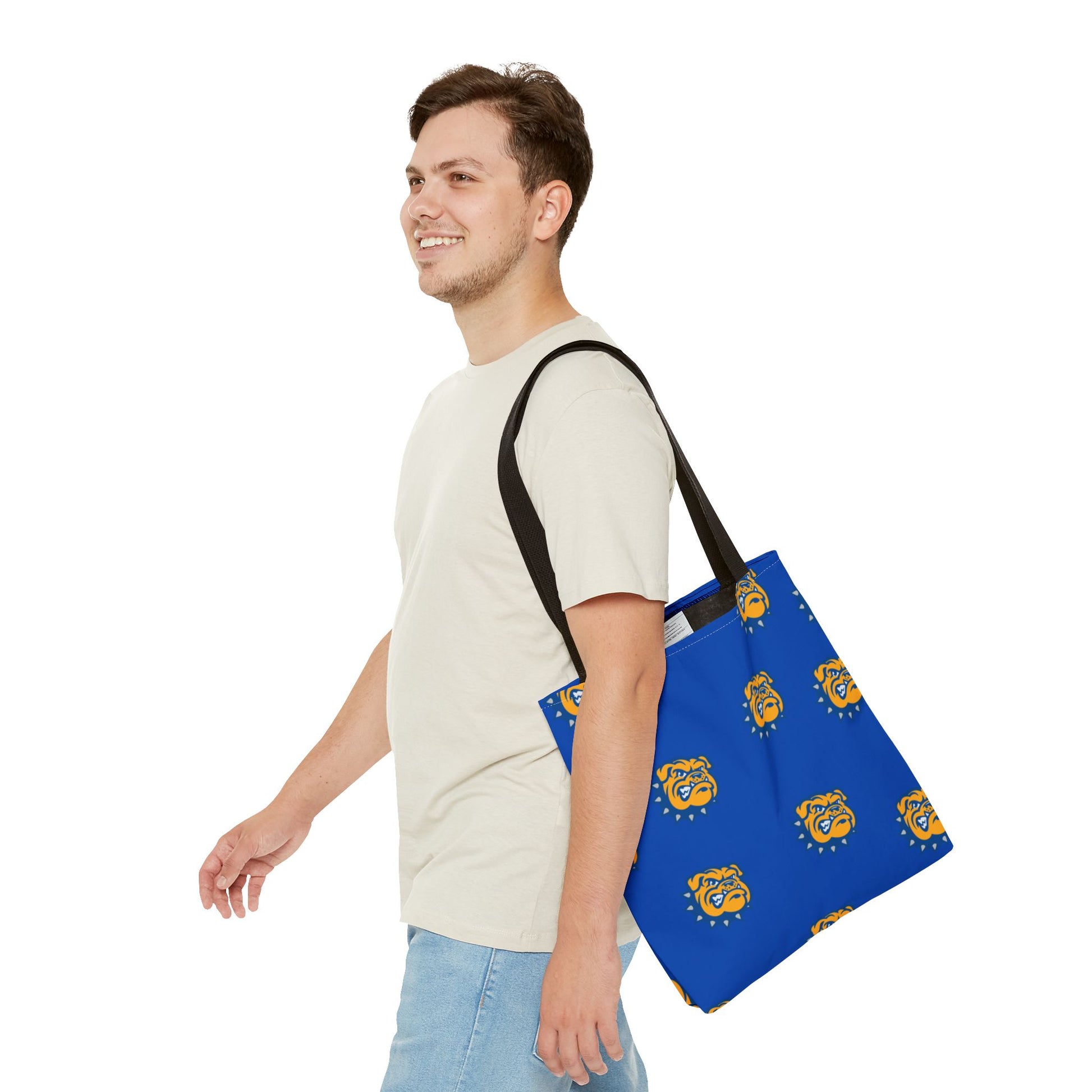 Bulldog Print Tote Bag