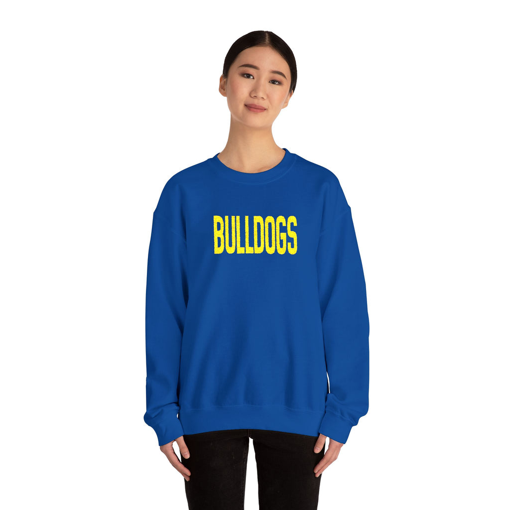 Bulldogs Crewneck Sweatshirt Embroidered