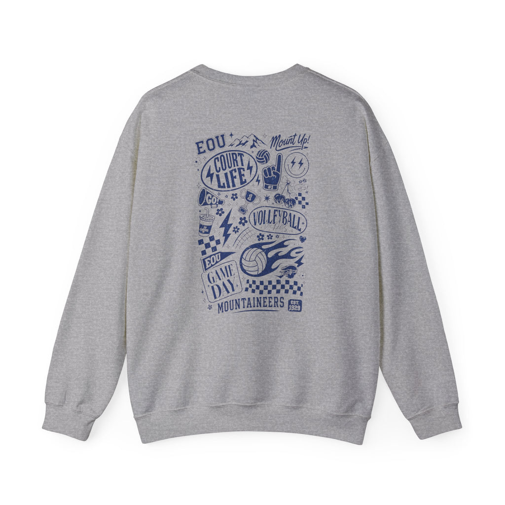 Mountaineers Volleyball Crewneck Sweatshirt