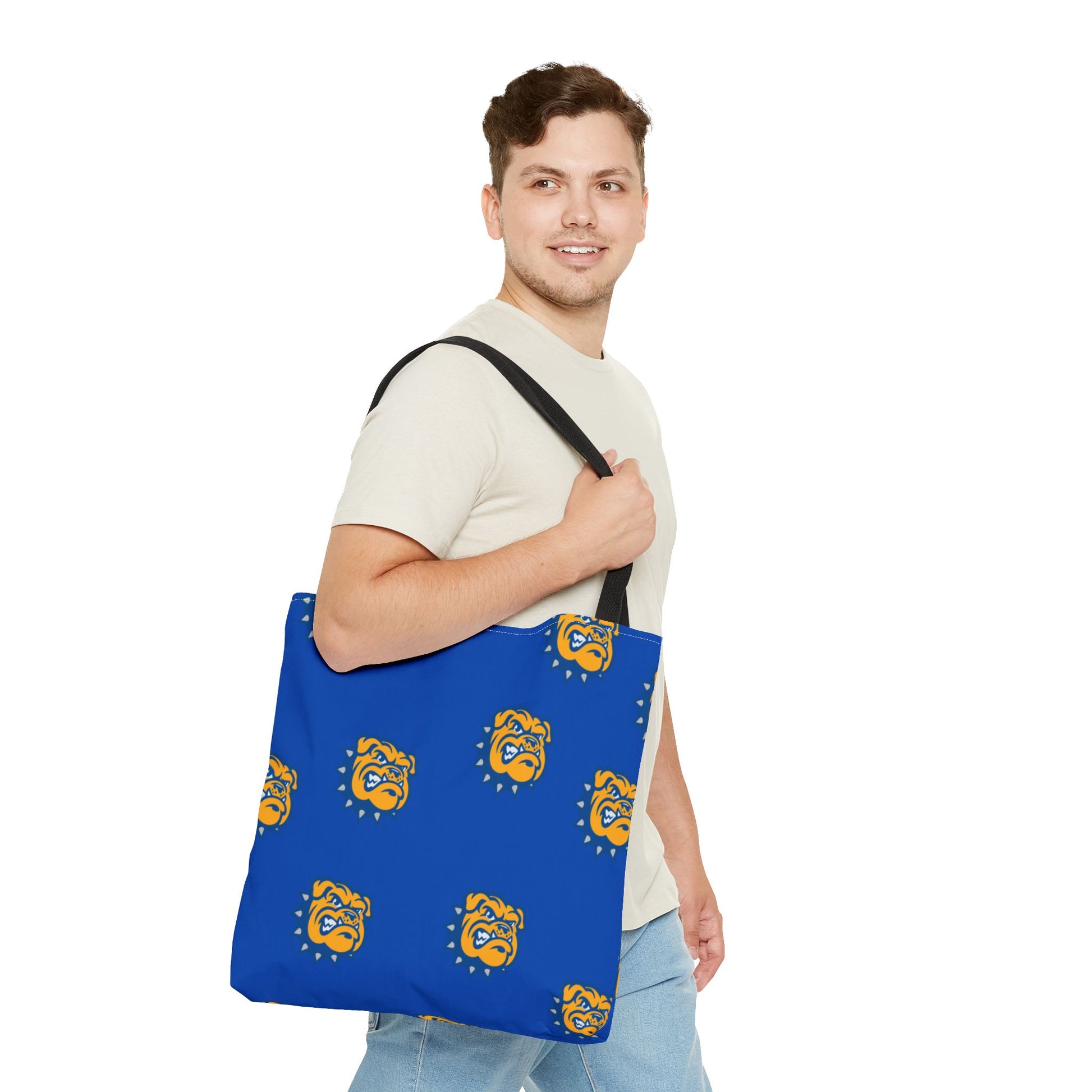 Bulldog Print Tote Bag