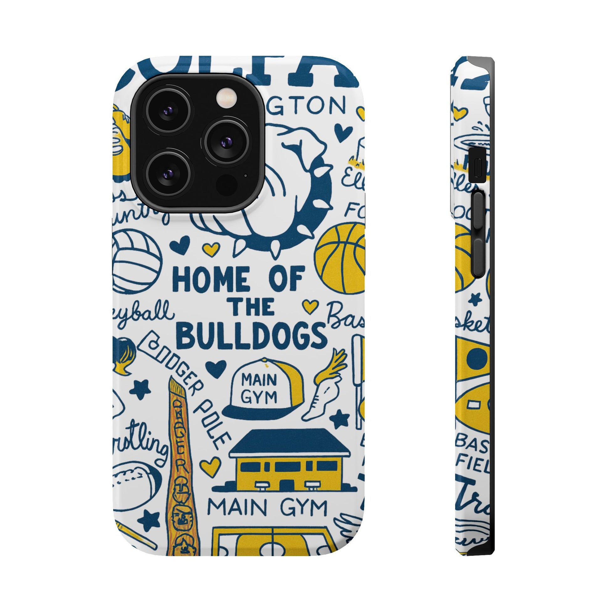 Colfax Bulldogs Magnetic Phone Case