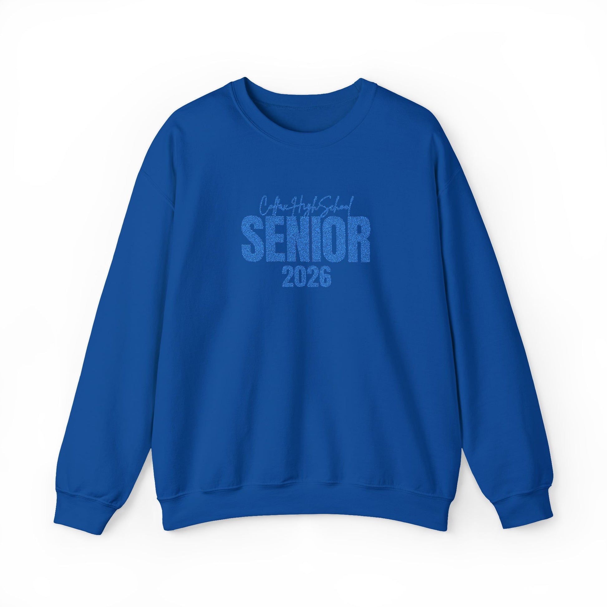 Colfax High School Senior 2026 Embroidered Crewneck Sweatshirt