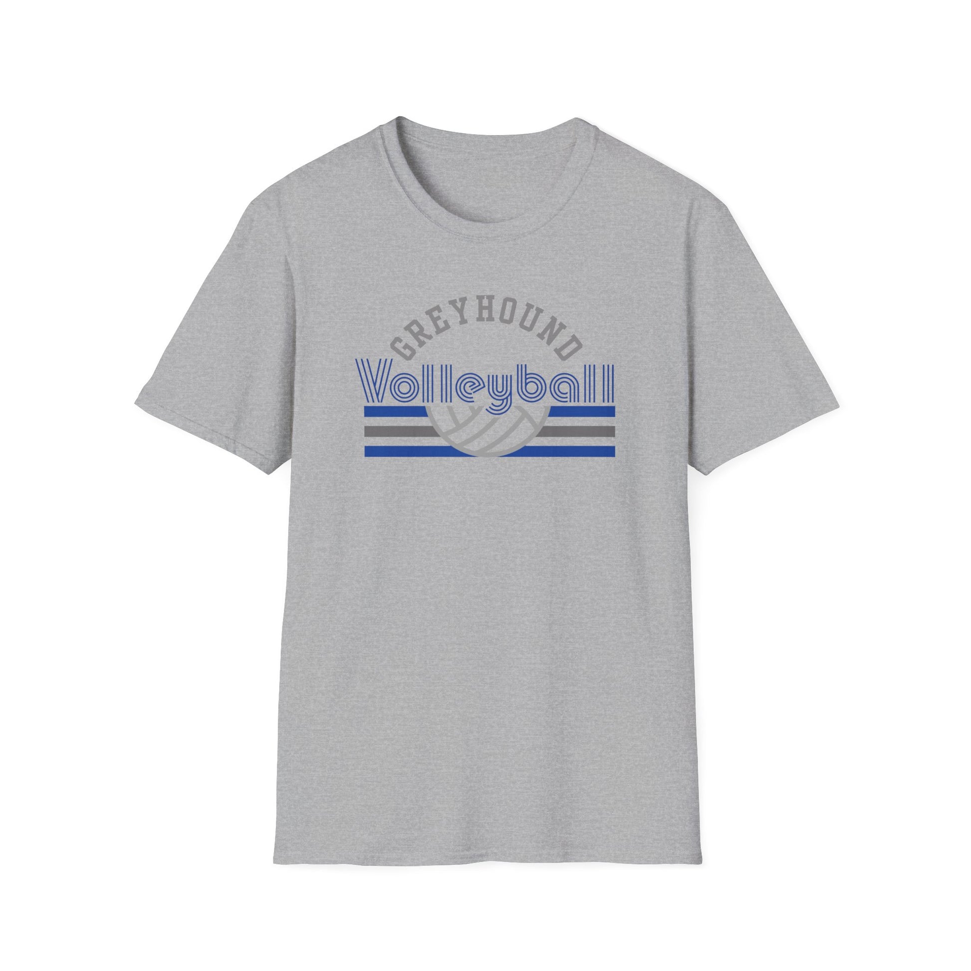 Greyhound Volleyball Unisex Softstyle T-Shirt