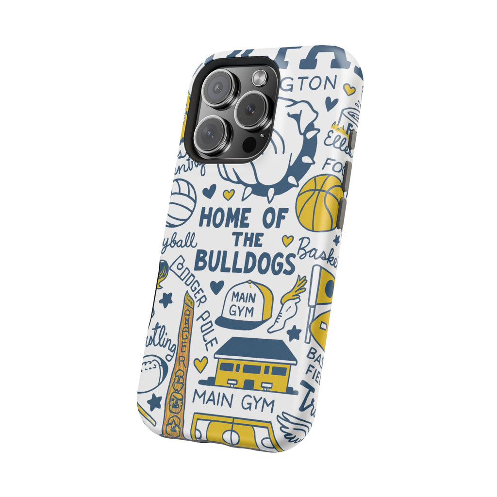 Colfax Bulldogs Magnetic Phone Case