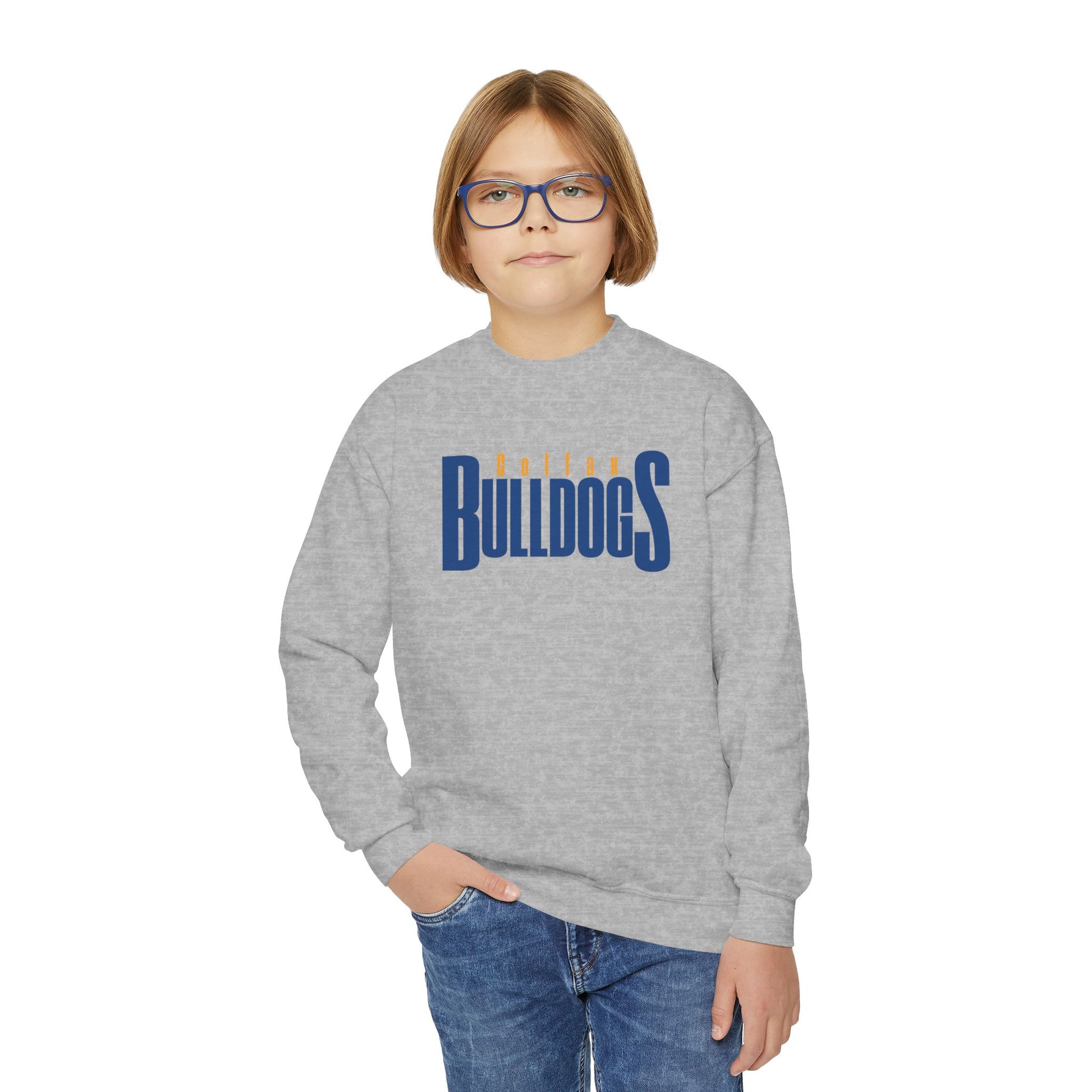 Youth Colfax Bulldogs Crewneck Sweatshirt