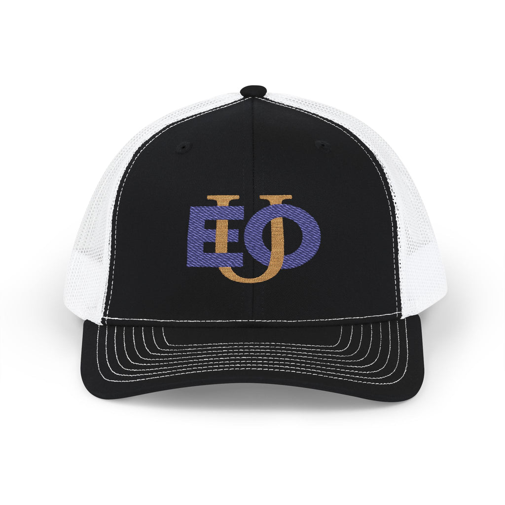 Trucker Cap Richardson 112 EOU Logo Navy and Gold