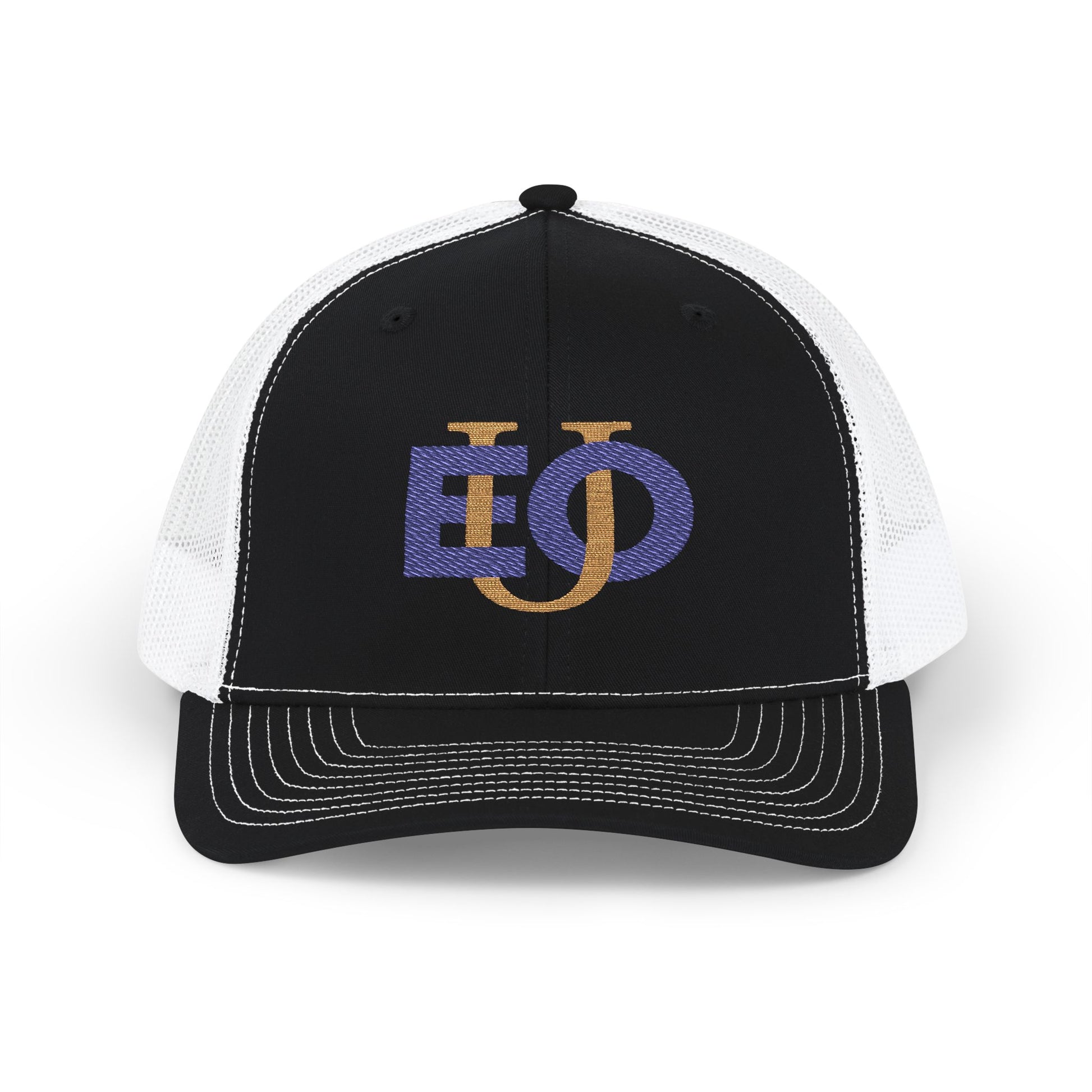 Trucker Cap Richardson 112 EOU Logo Navy and Gold