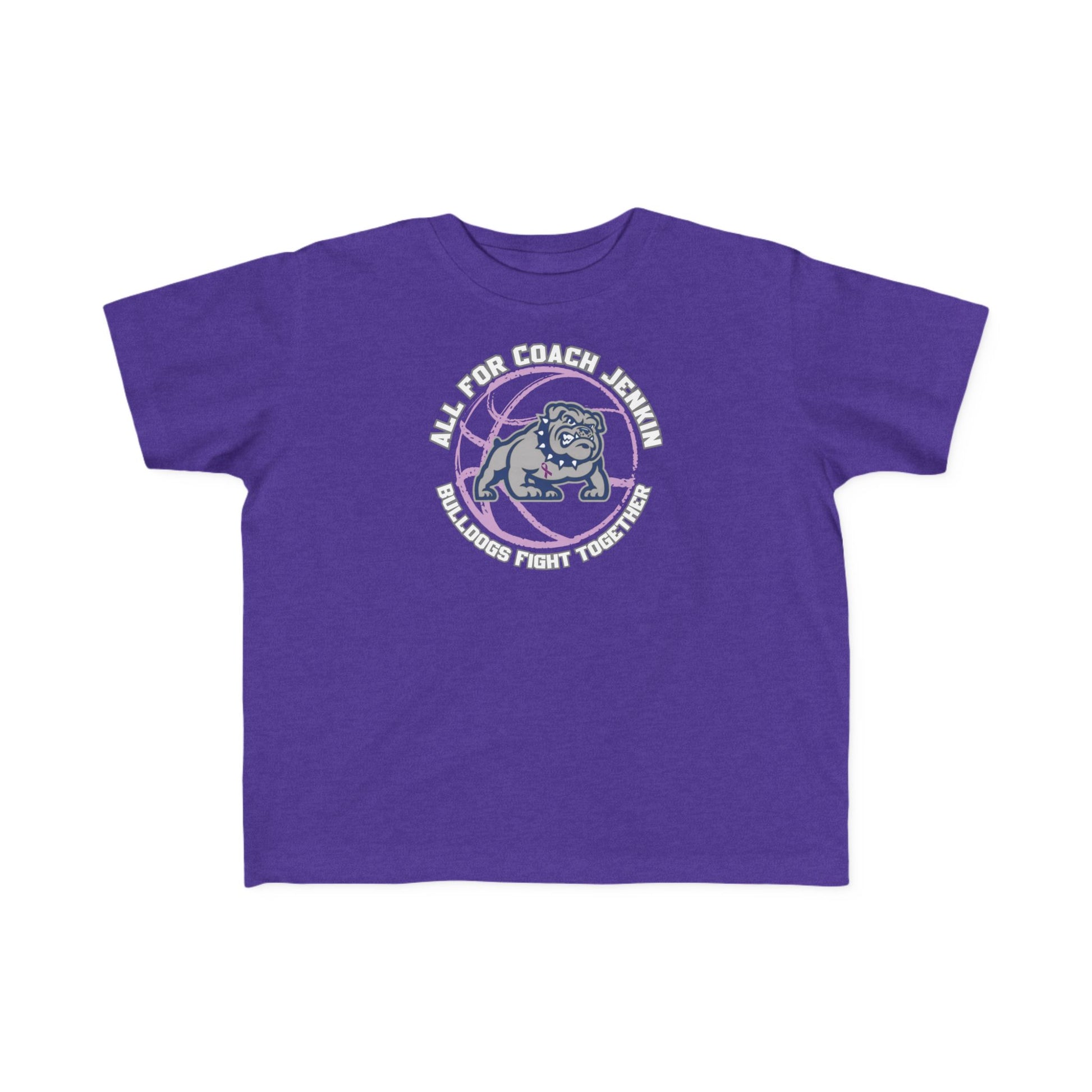 Toddler Tee - 'All for Coach Jenkin' Bulldogs Team Support Shirt