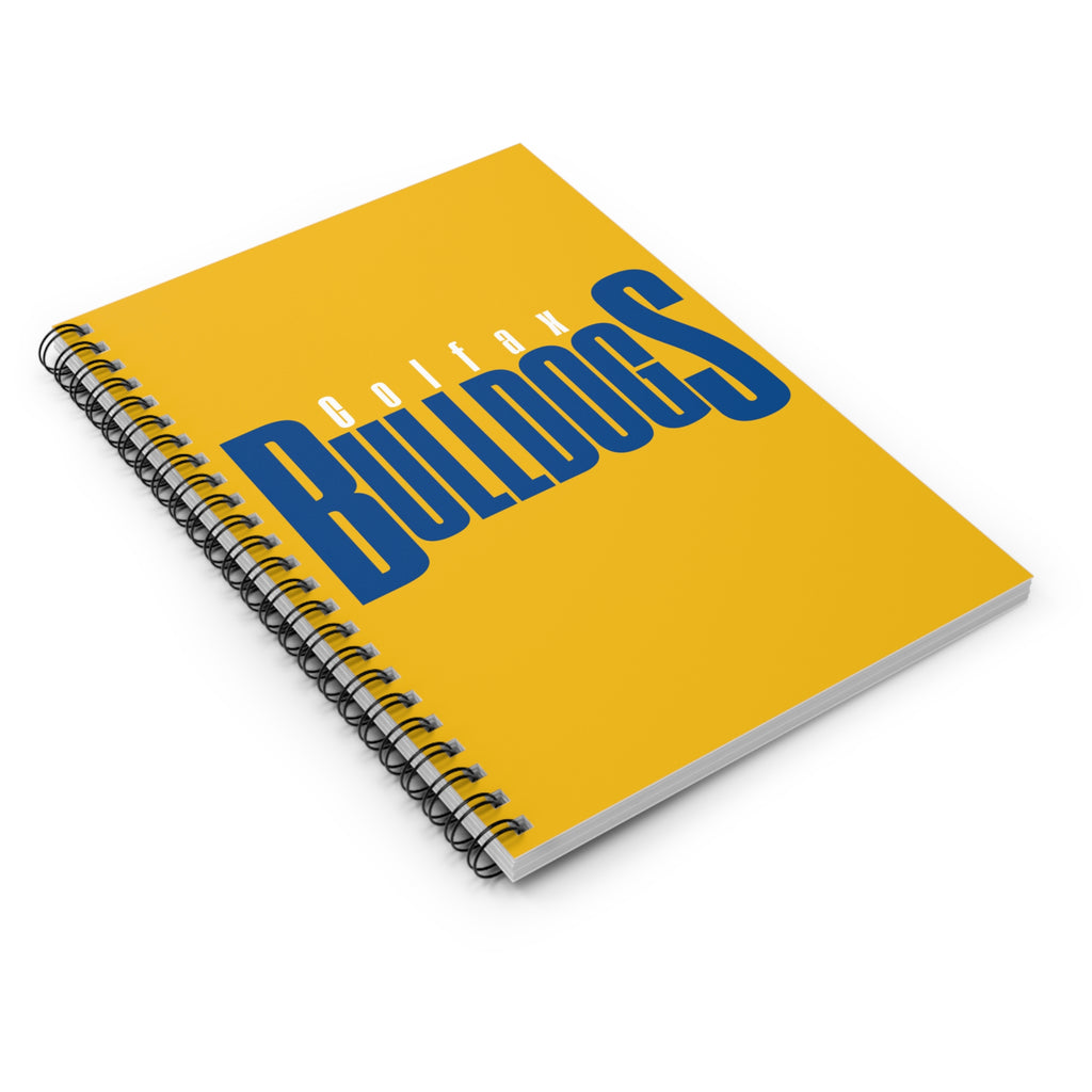 Colfax Bulldogs Spiral Notebook